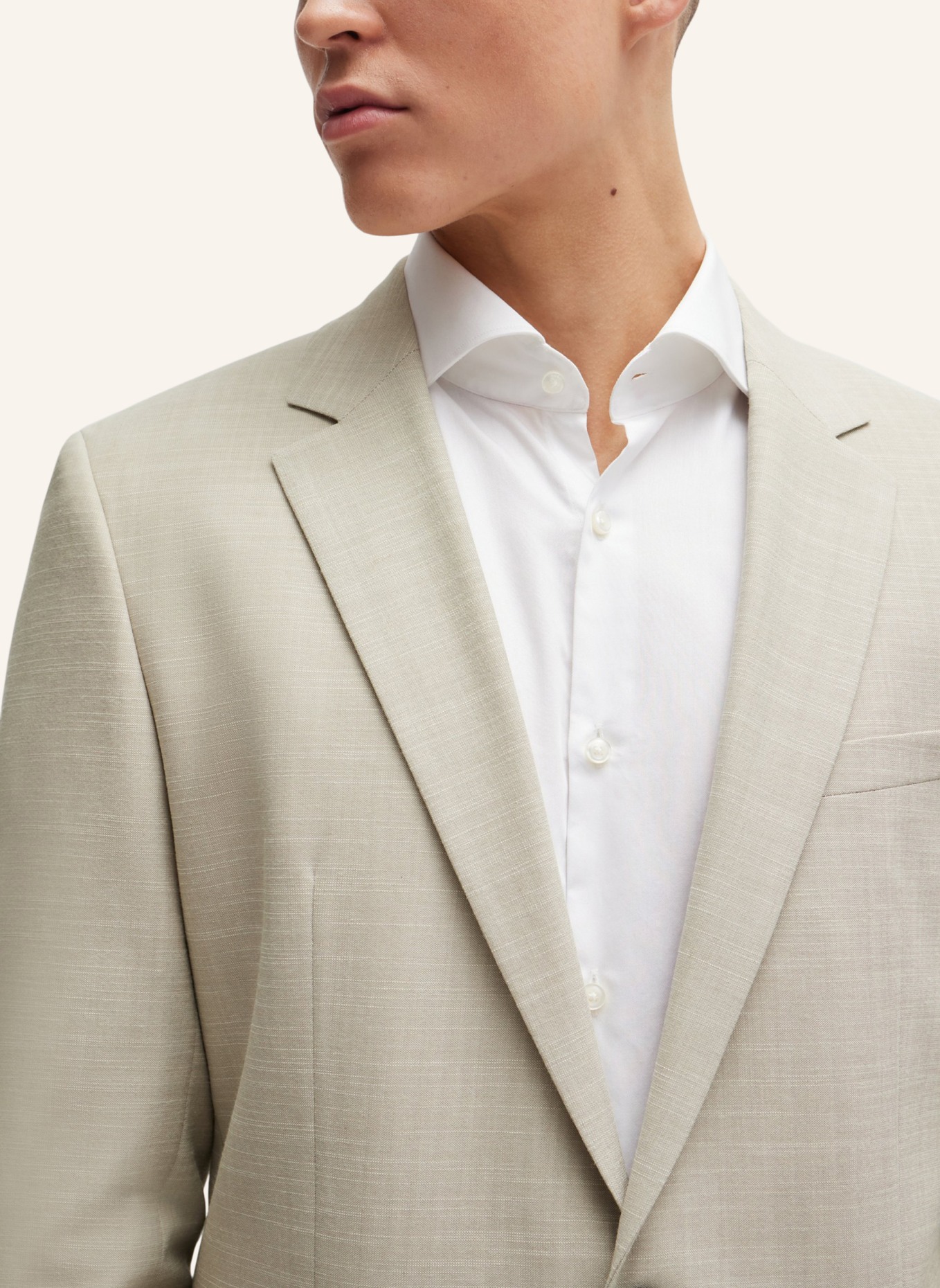 HUGO Business Anzug HENRY/GETLIN232X Slim Fit, Farbe: BEIGE (Bild 4)