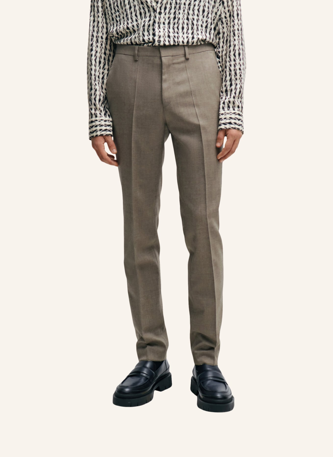 HUGO Business Anzug ARTI/HESTEN232X Extra-Slim Fit, Farbe: BEIGE (Bild 6)