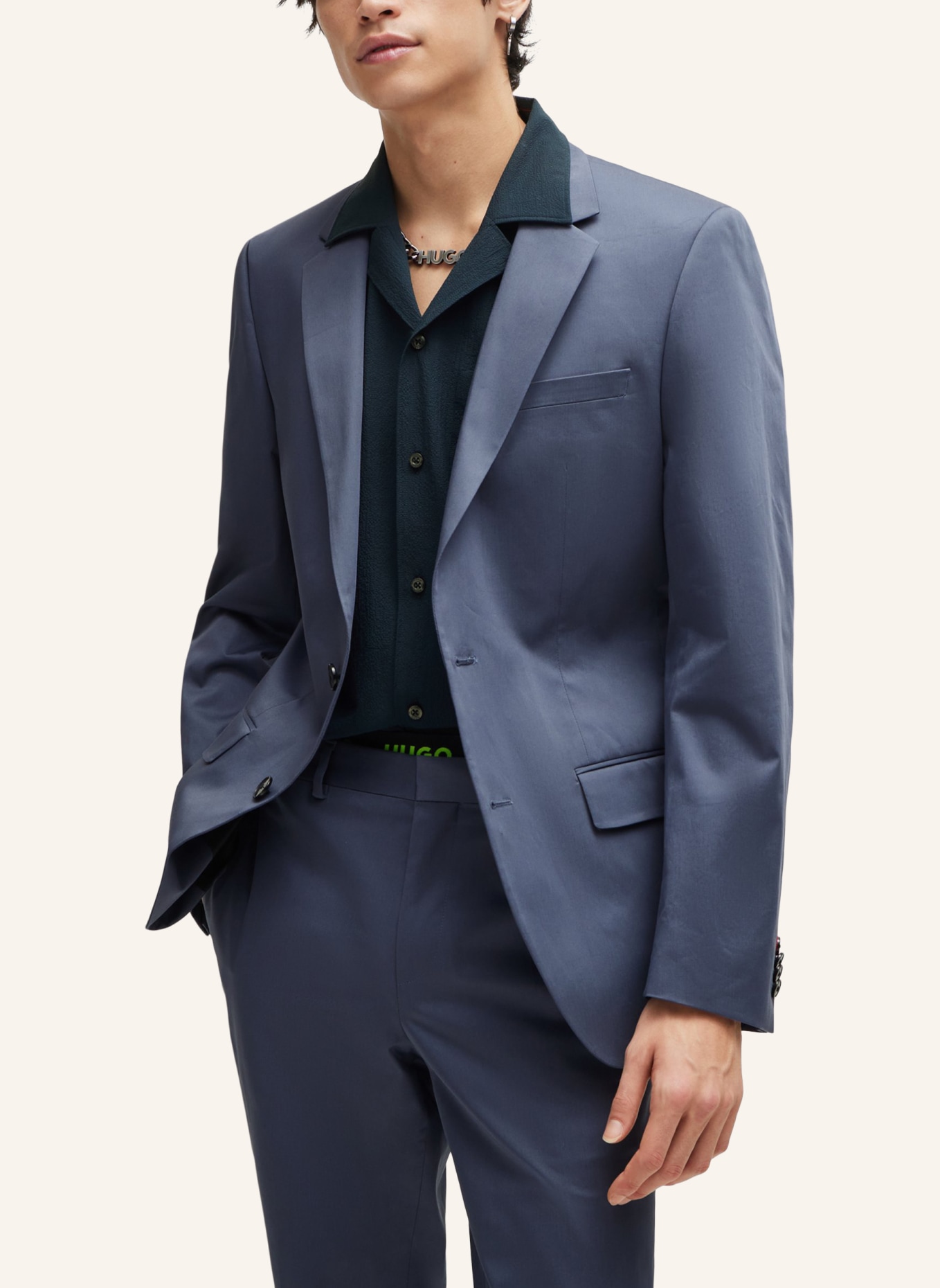 HUGO Business Anzug HENRY/GETLIN232X Slim Fit, Farbe: BLAU (Bild 8)