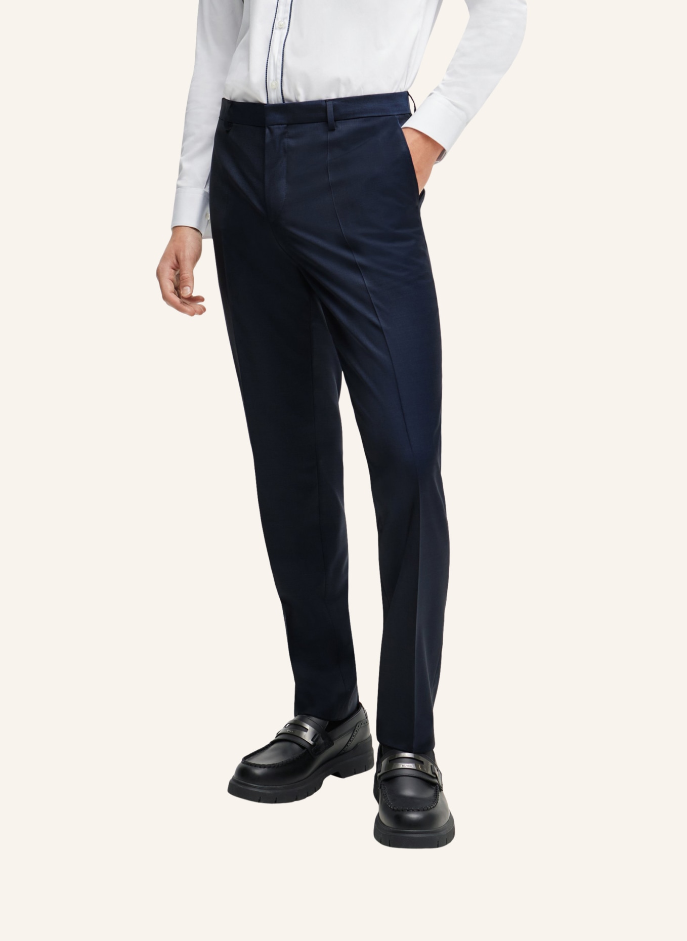 HUGO Business Anzug HENRY/GETLIN212 Slim Fit, Farbe: DUNKELBLAU (Bild 6)