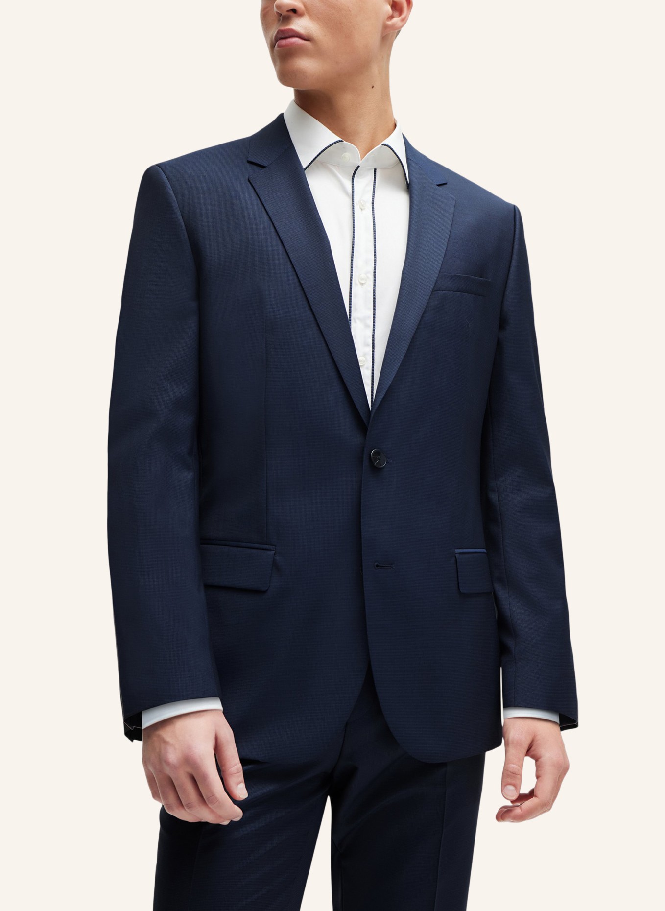 HUGO Business Anzug HENRY/GETLIN212 Slim Fit, Farbe: DUNKELBLAU (Bild 8)