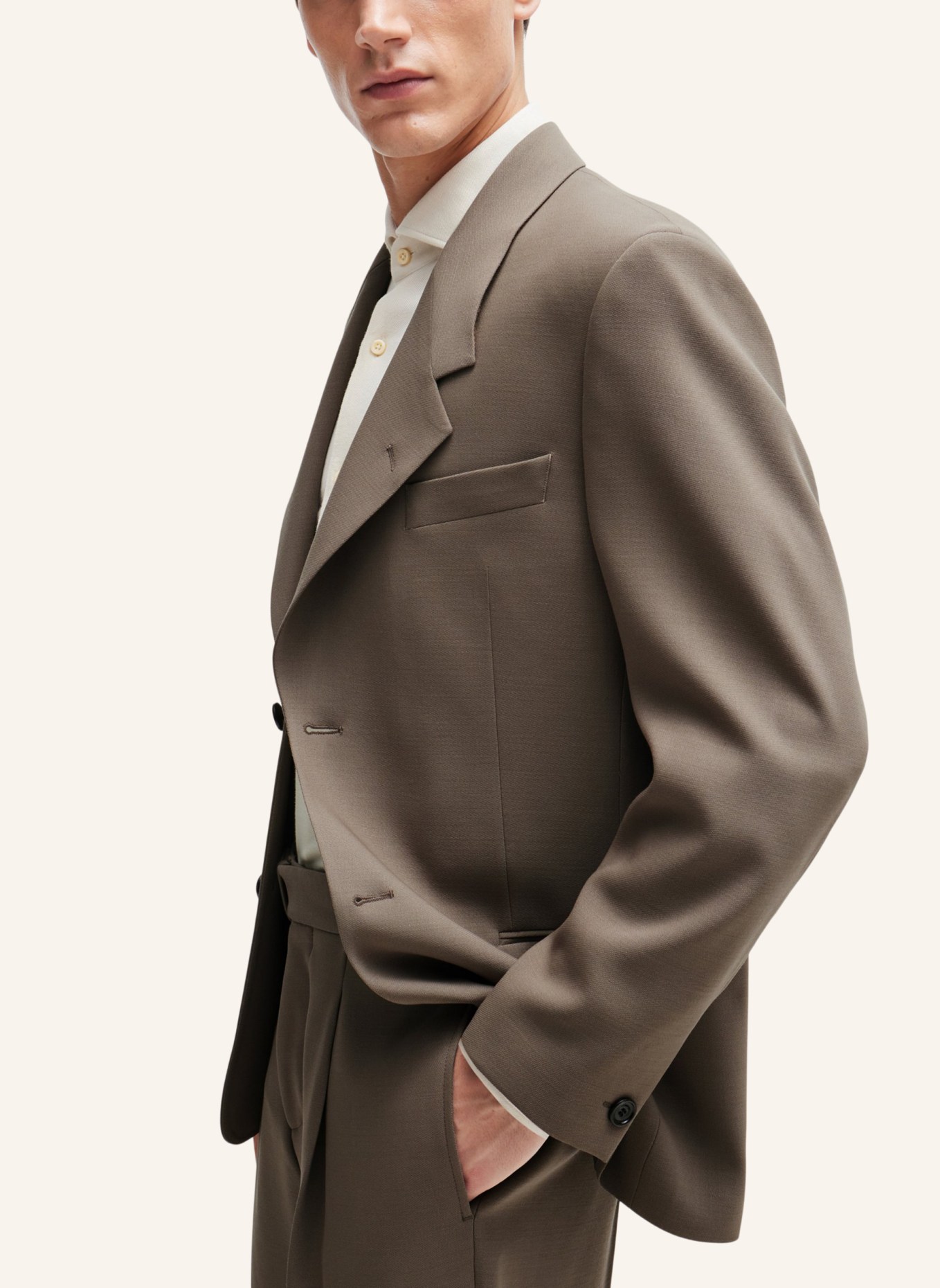 BOSS Casual Anzug PERSES/JUNO Regular Fit, Farbe: BEIGE (Bild 5)