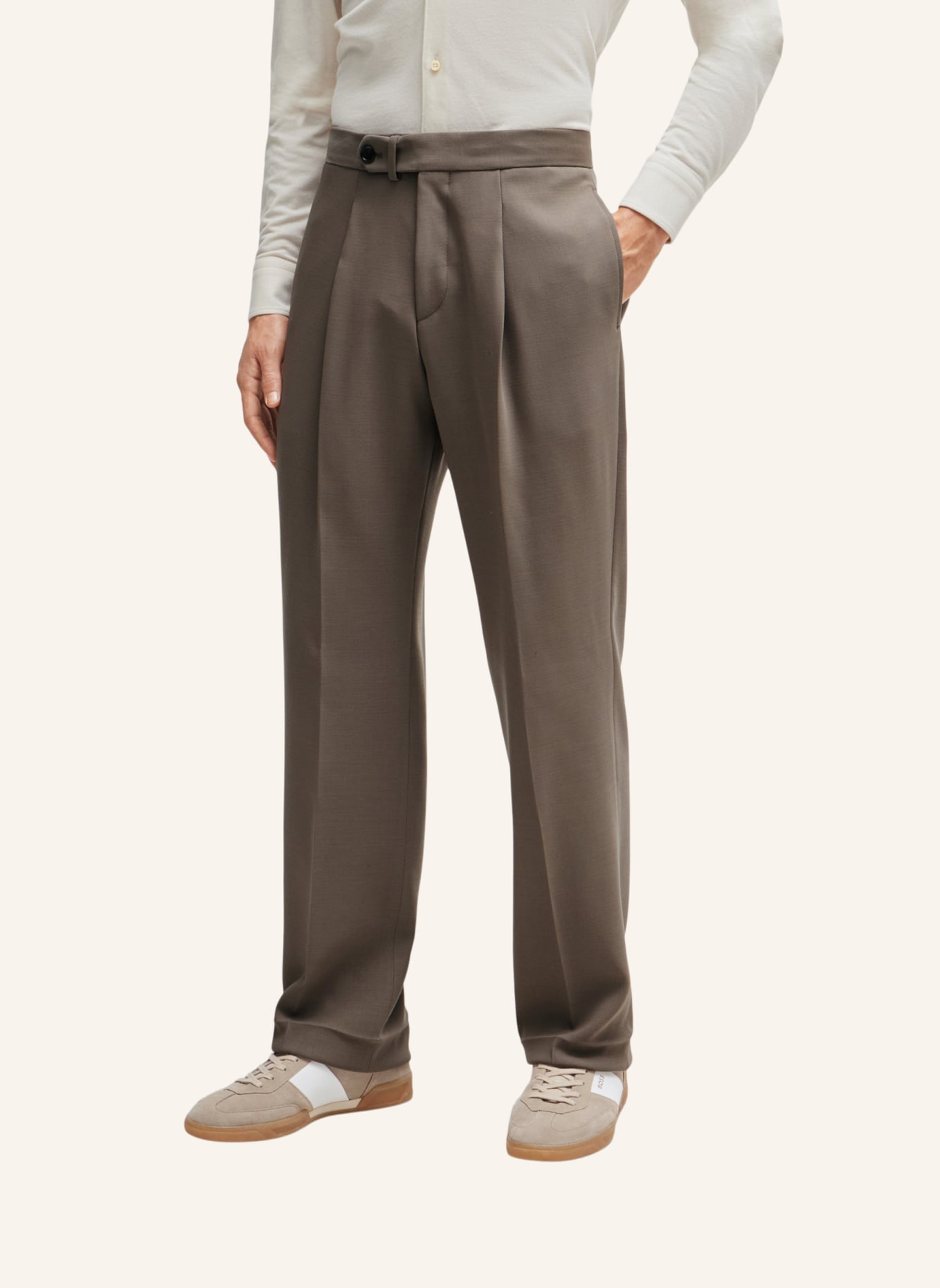 BOSS Casual Anzug PERSES/JUNO Regular Fit, Farbe: BEIGE (Bild 6)