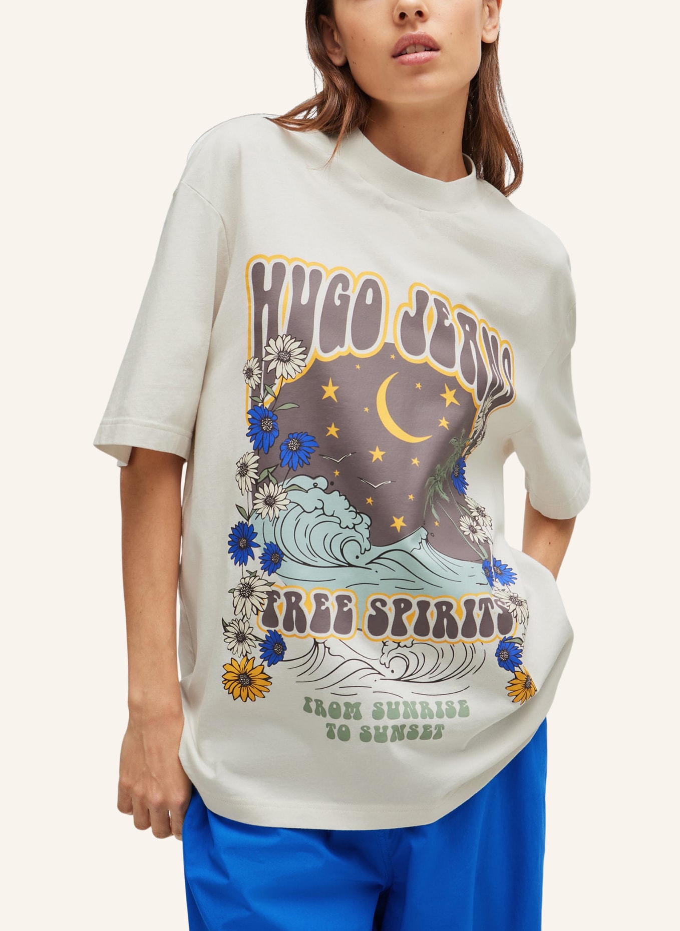HUGO T-Shirt NIRITO Regular Fit, Farbe: WEISS (Bild 3)