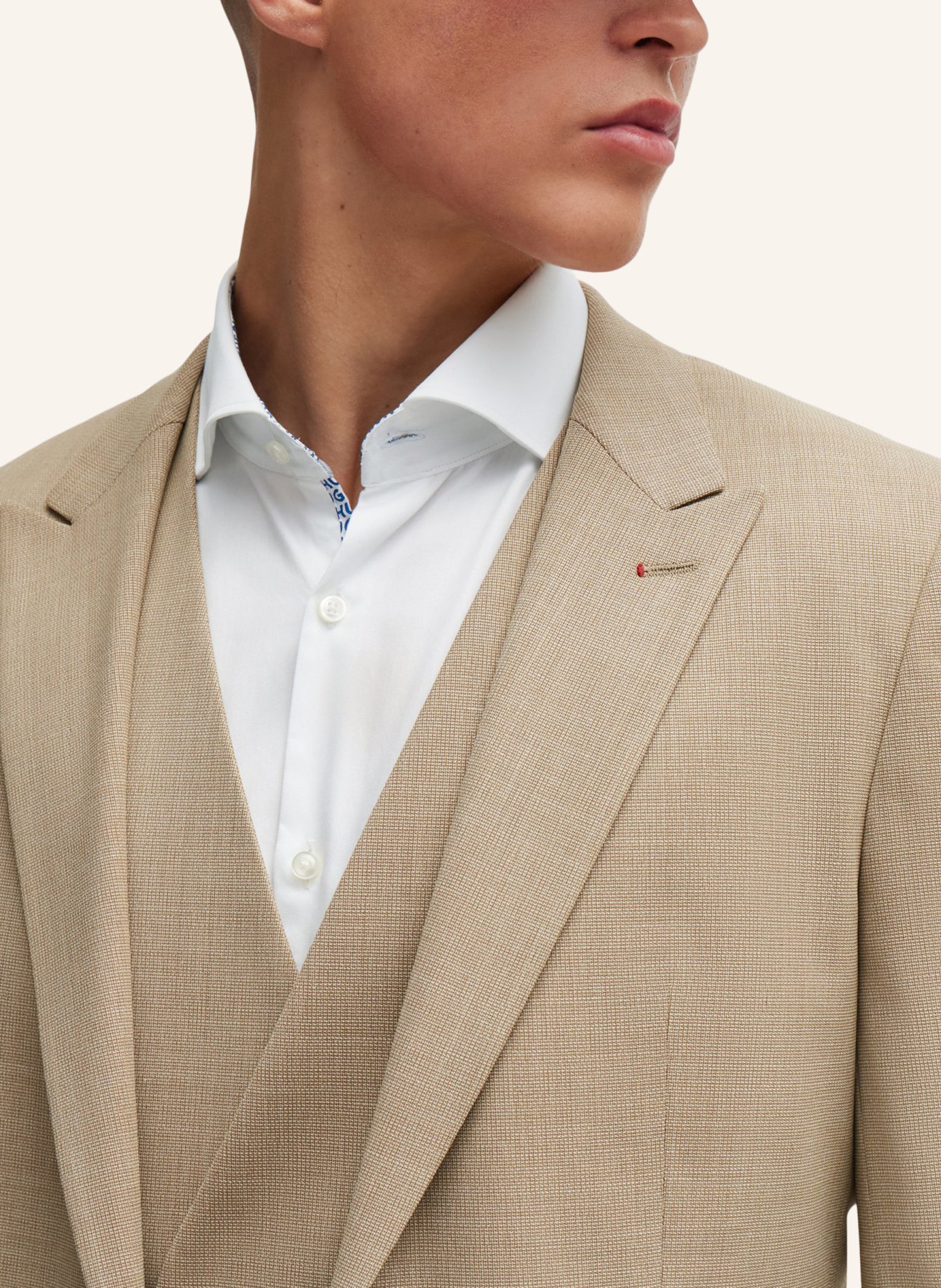 HUGO Business Anzug HENRY/GETLIN234V1X Slim Fit, Farbe: BEIGE (Bild 4)