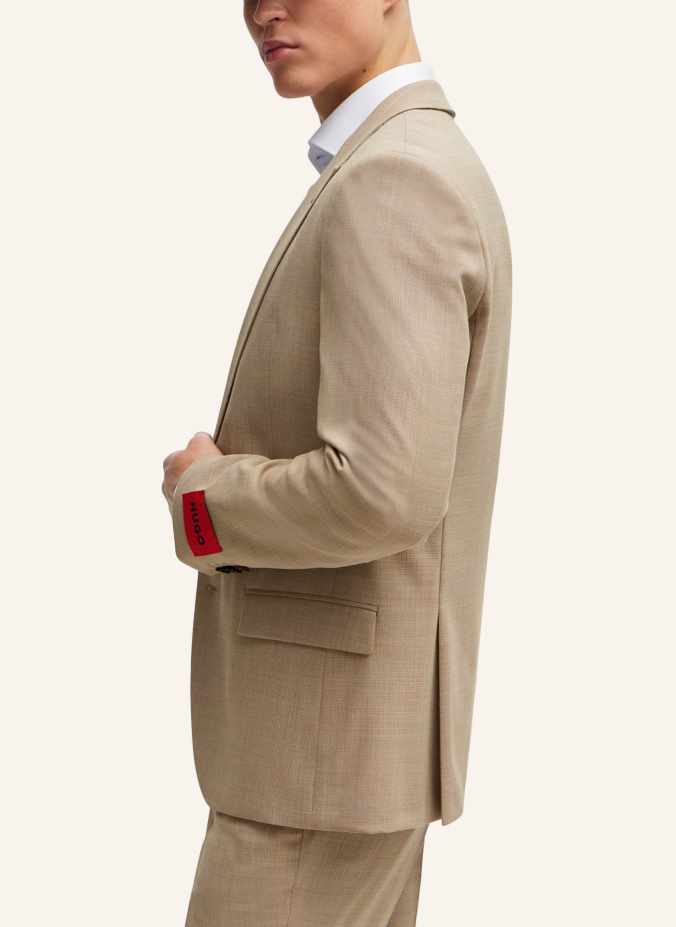 HUGO Business Anzug HENRY/GETLIN234V1X Slim Fit, Farbe: BEIGE (Bild 5)