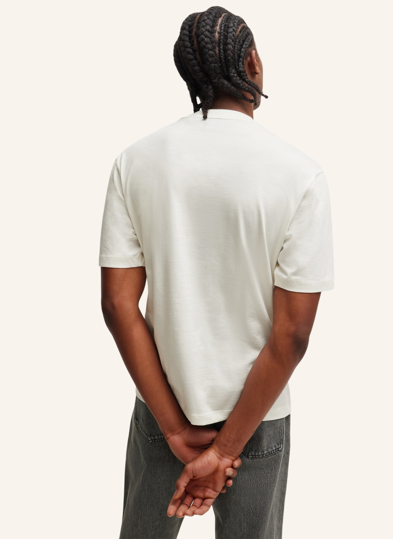 HUGO T-Shirt NUNE Regular Fit, Farbe: WEISS (Bild 2)