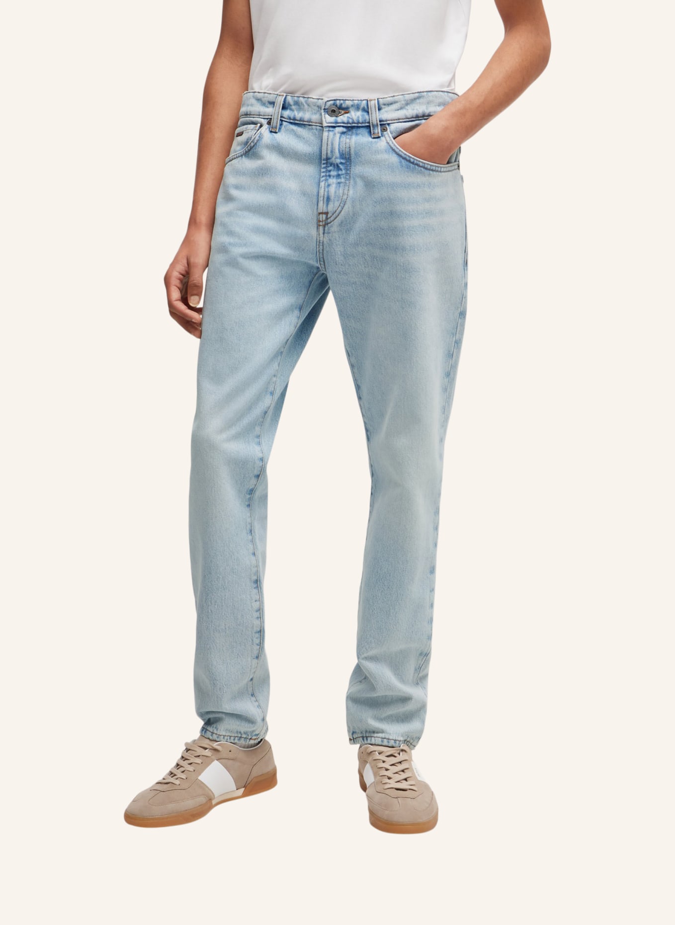 BOSS Jeans RE.MAINE BC Regular Fit, Farbe: HELLBLAU (Bild 5)