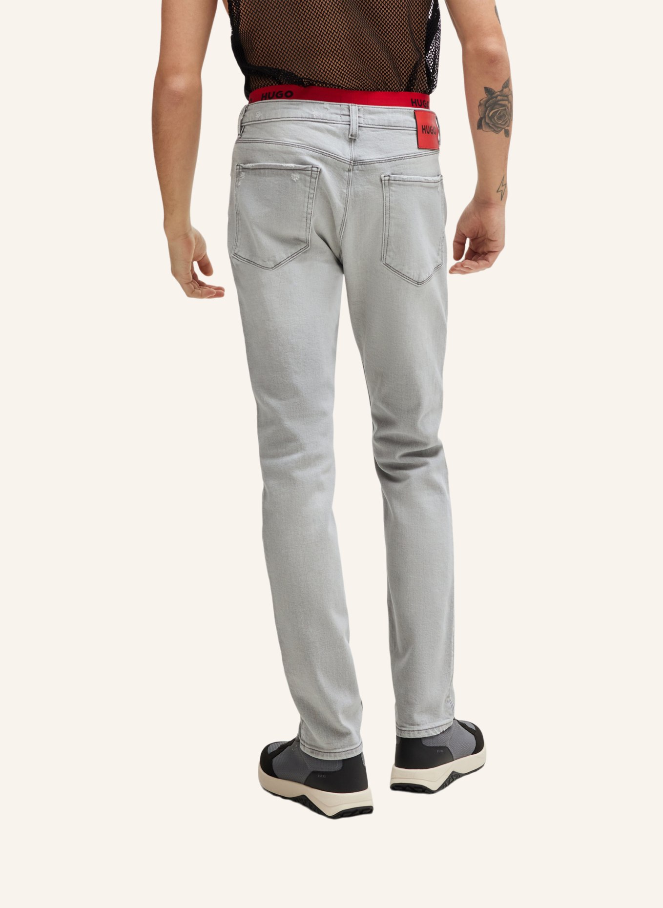 HUGO Jeans HUGO 708 Slim Fit, Farbe: GRAU (Bild 3)