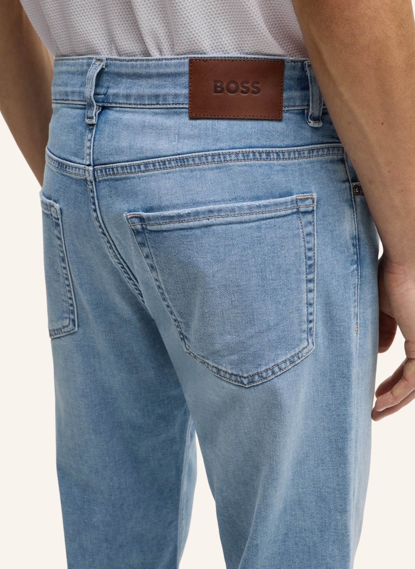 BOSS Jeans RE.MAINE Regular Fit, Farbe: HELLBLAU (Bild 4)