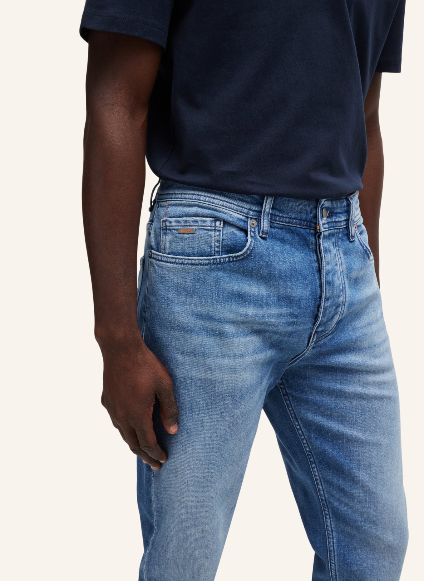 BOSS Jeans TABER BC-C Tapered Fit, Farbe: BLAU (Bild 4)