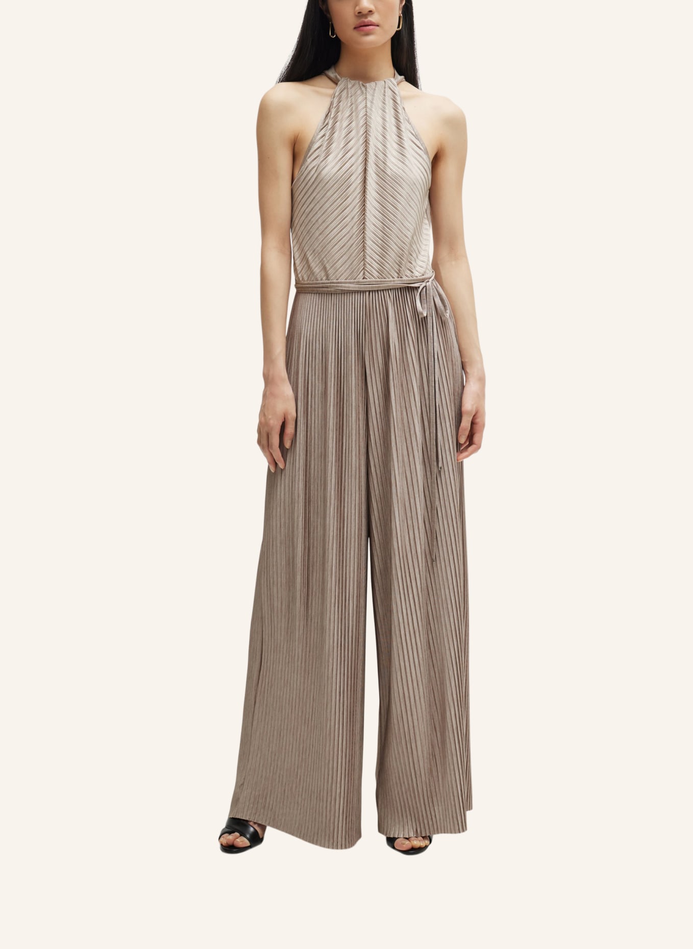 BOSS Jersey-Kleid EXUMA Relaxed Fit, Farbe: SCHWARZ (Bild 5)