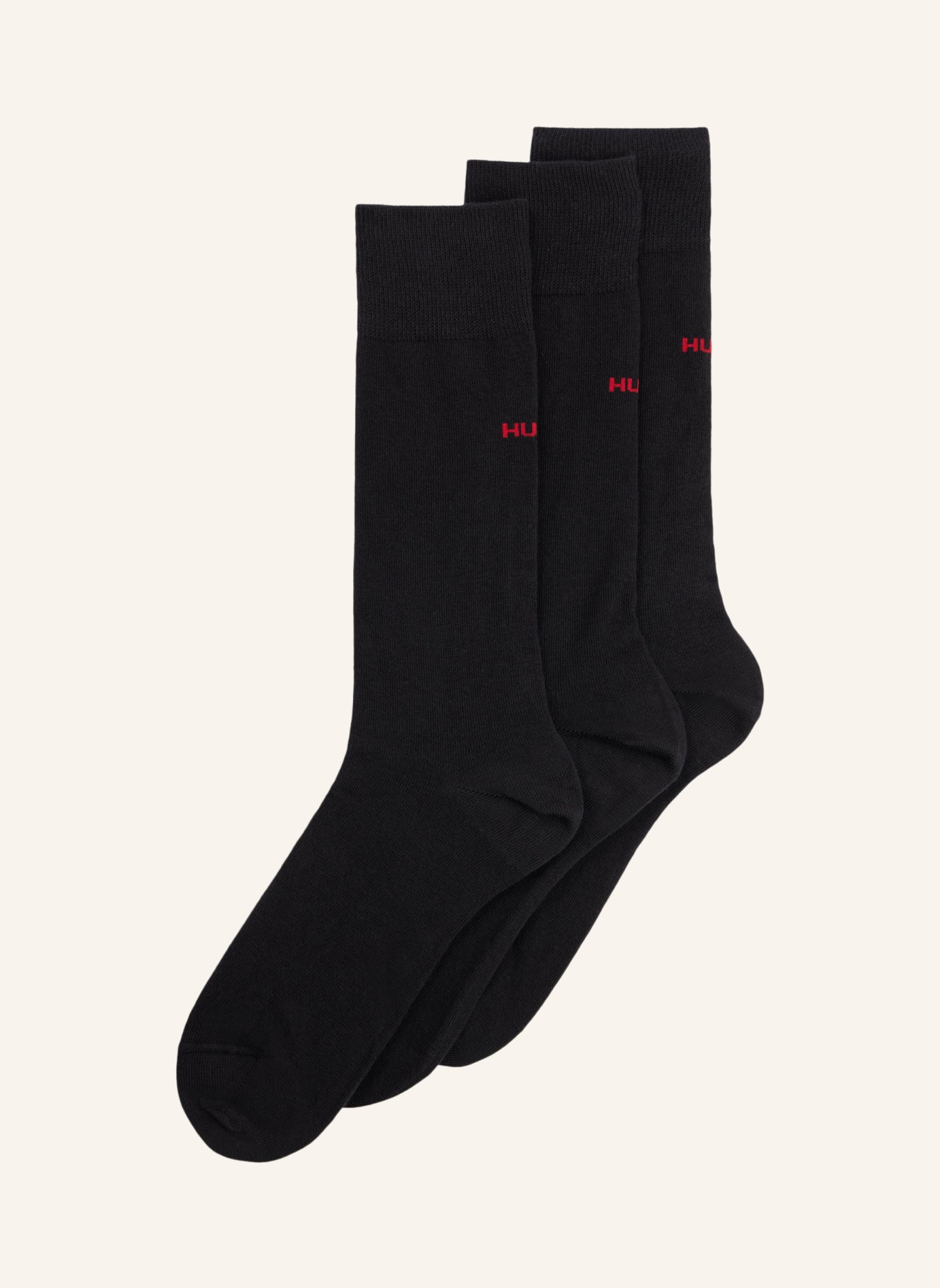 HUGO Business Socke 3P RS UNI CC, Farbe: SCHWARZ (Bild 1)