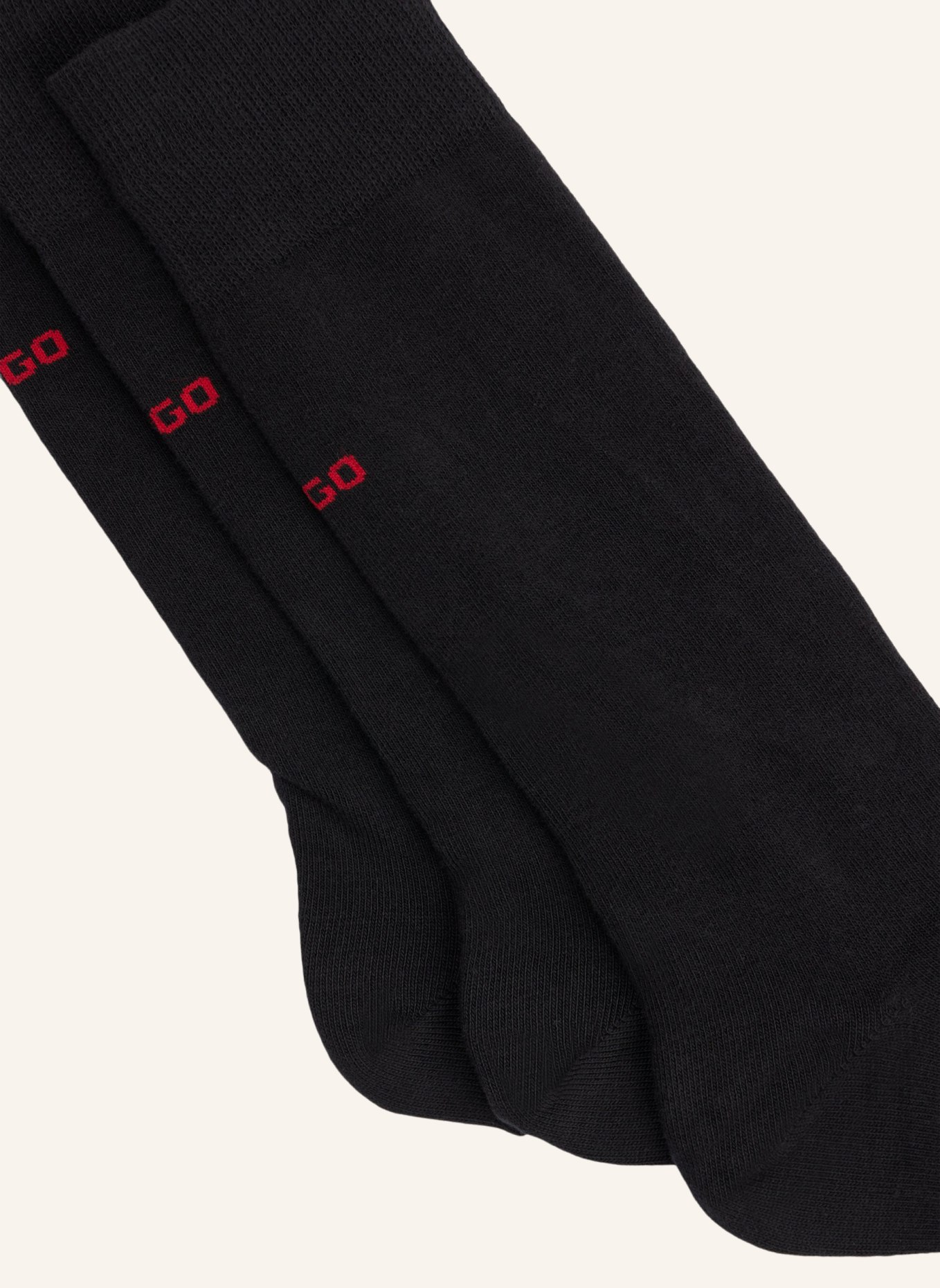 HUGO Business Socke 3P RS UNI CC, Farbe: SCHWARZ (Bild 2)