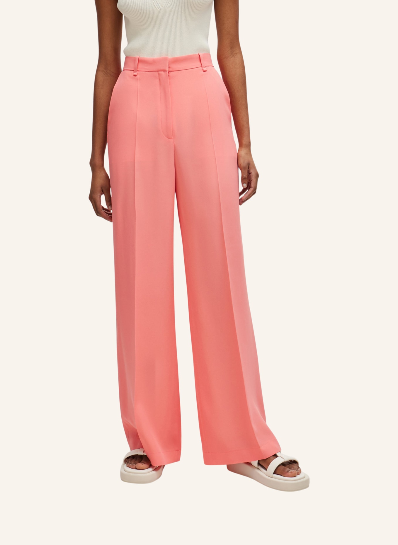 BOSS Business Hose TIKELA Relaxed Fit, Farbe: PINK (Bild 5)