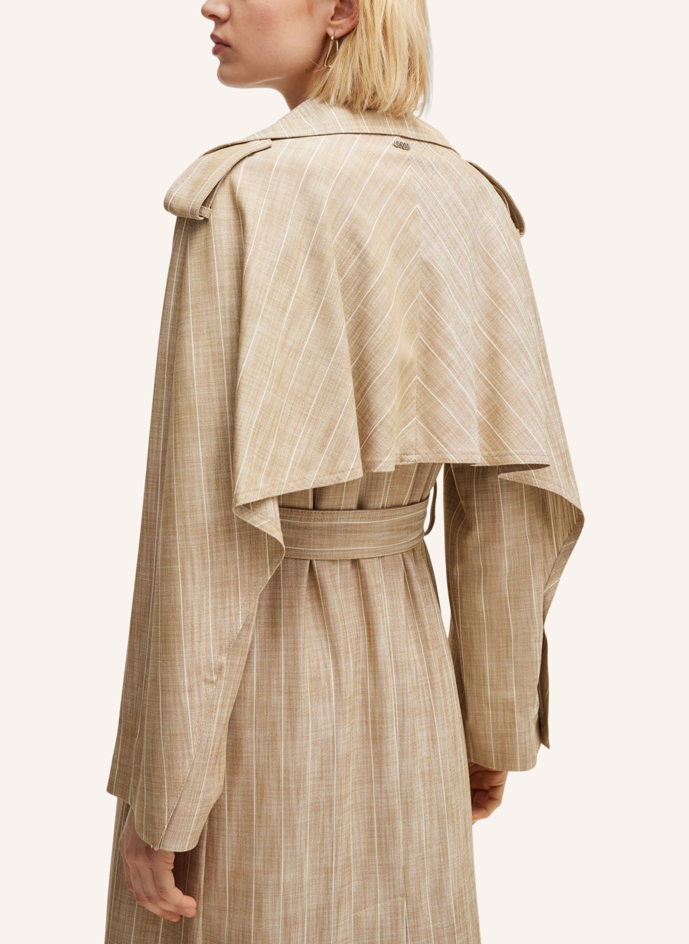 BOSS Klassischer Mantel CLOMEA, Farbe: BEIGE (Bild 4)