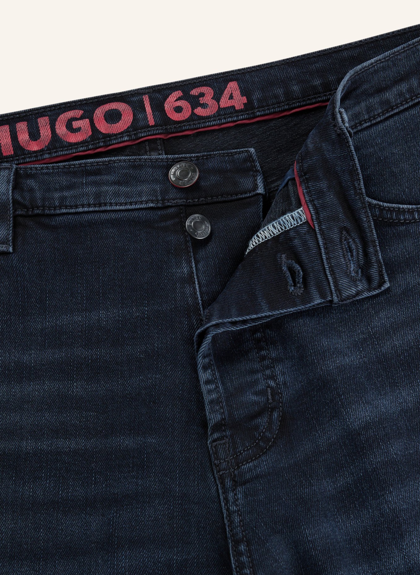 HUGO Jeans HUGO 634 Tapered Fit, Farbe: DUNKELBLAU (Bild 2)