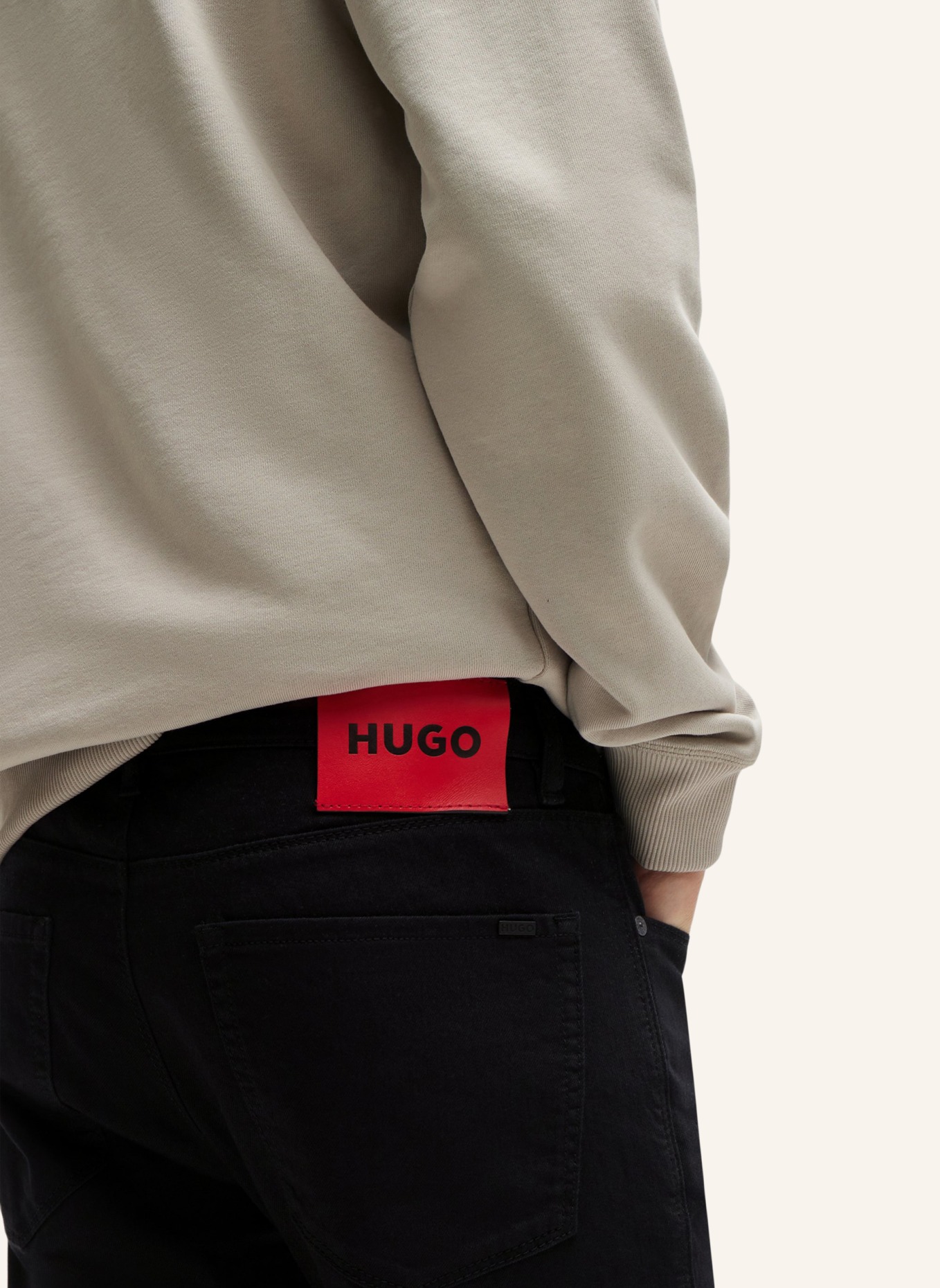 HUGO Jeans HUGO 734 Extra-Slim Fit, Farbe: SCHWARZ (Bild 4)