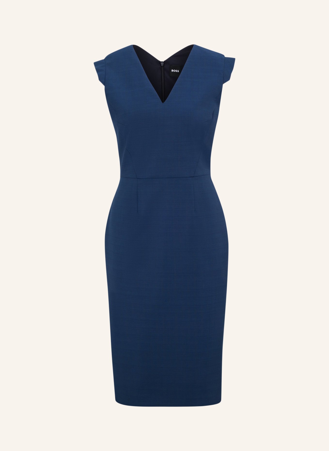 BOSS Business Kleid DOCIA Slim Fit, Farbe: DUNKELBLAU (Bild 1)