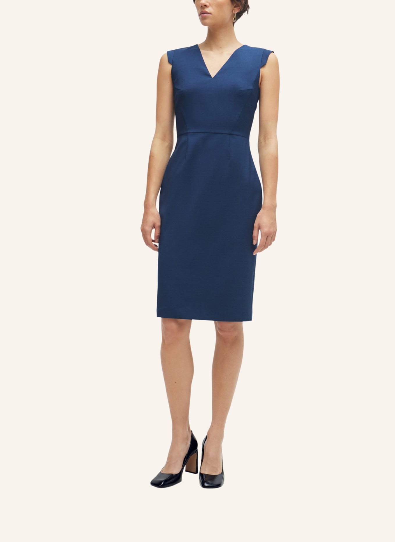 BOSS Business Kleid DOCIA Slim Fit, Farbe: DUNKELBLAU (Bild 4)