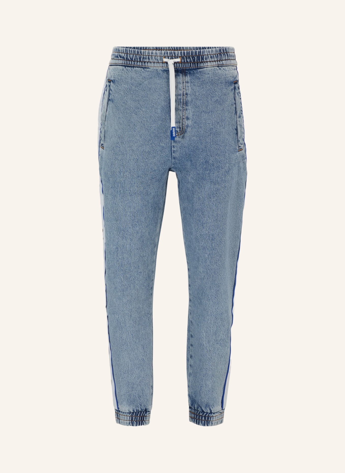 HUGO Jeans YOHJI PANTS/1 Tapered Fit, Farbe: BLAU (Bild 1)