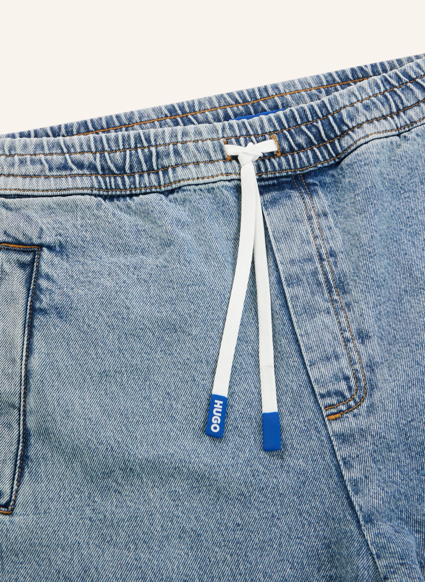 HUGO Jeans YOHJI PANTS/1 Tapered Fit, Farbe: BLAU (Bild 2)