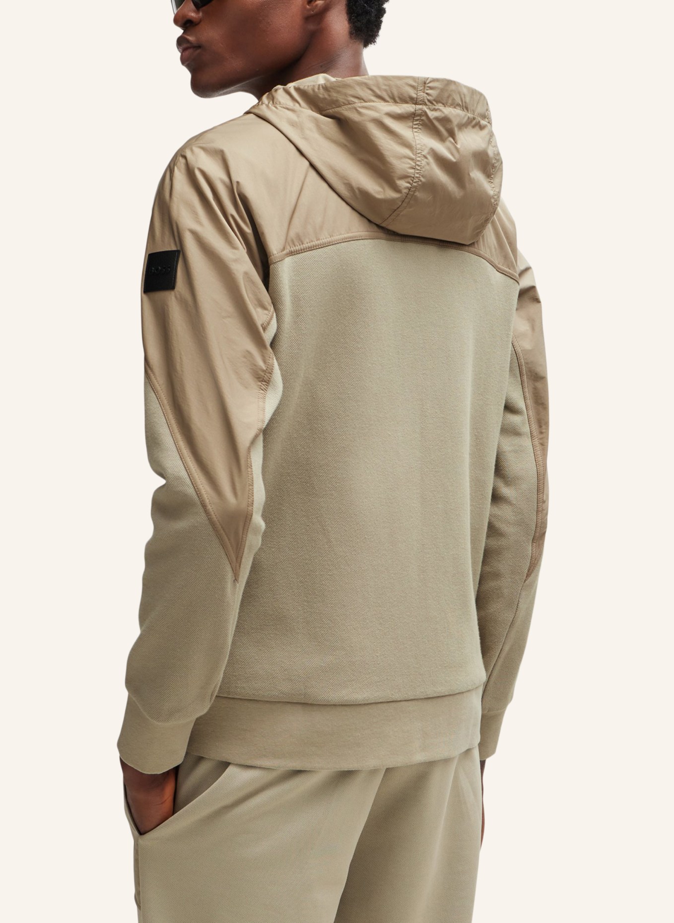 BOSS Sweatshirt STEELE 406 Regular Fit, Farbe: KHAKI (Bild 2)