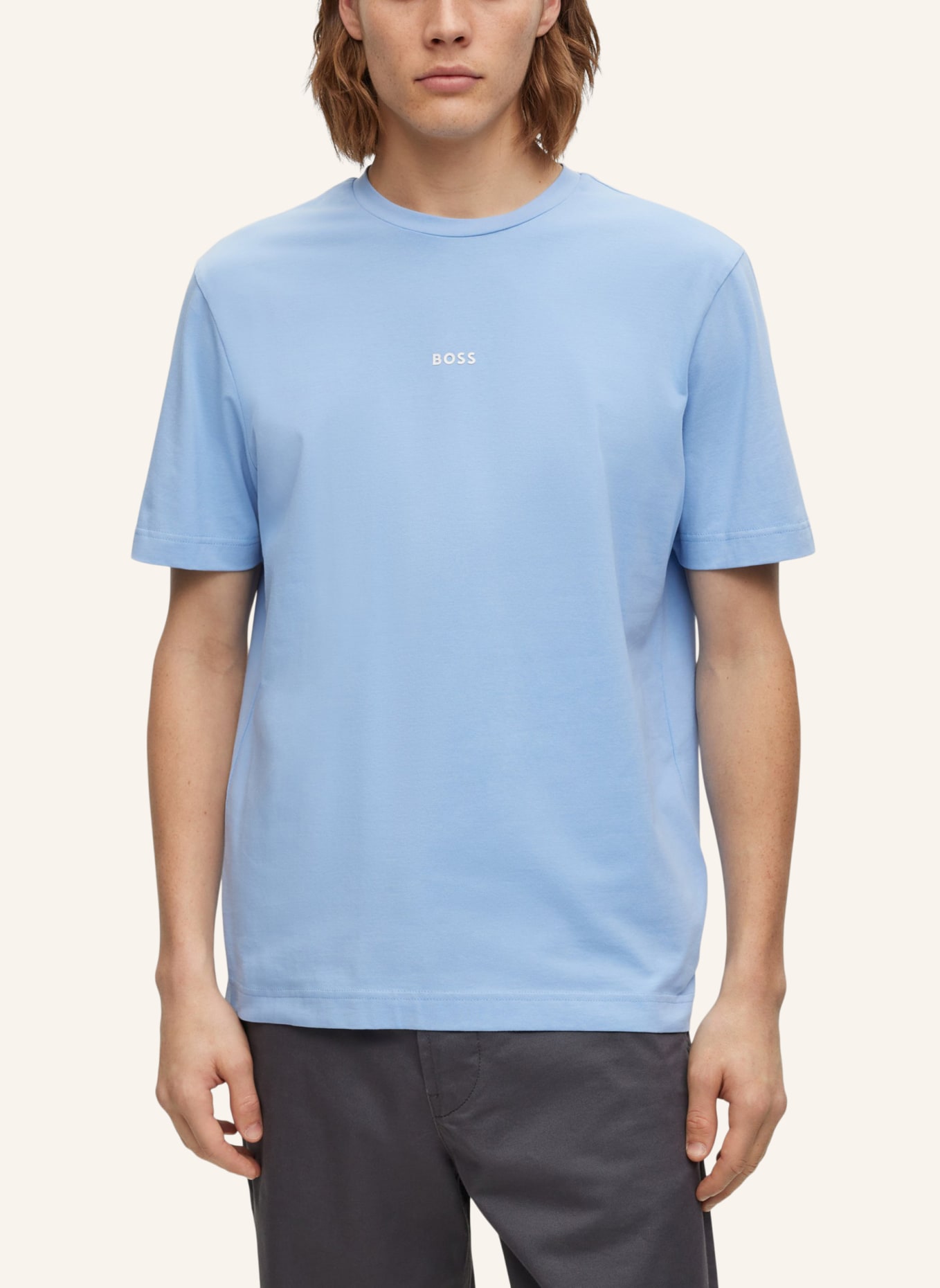 BOSS T-Shirt TCHUP Relaxed Fit, Farbe: BLAU (Bild 4)