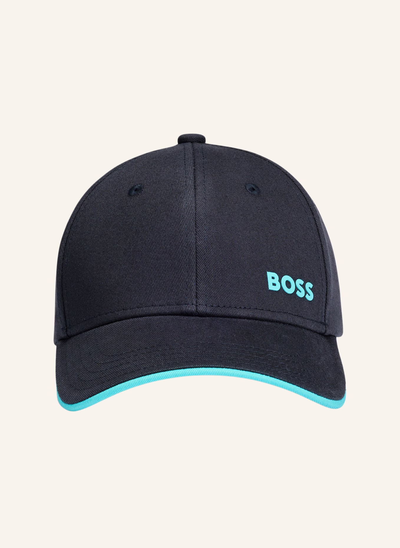 BOSS Gewebte Cap CAP-BOLD, Farbe: DUNKELBLAU (Bild 1)