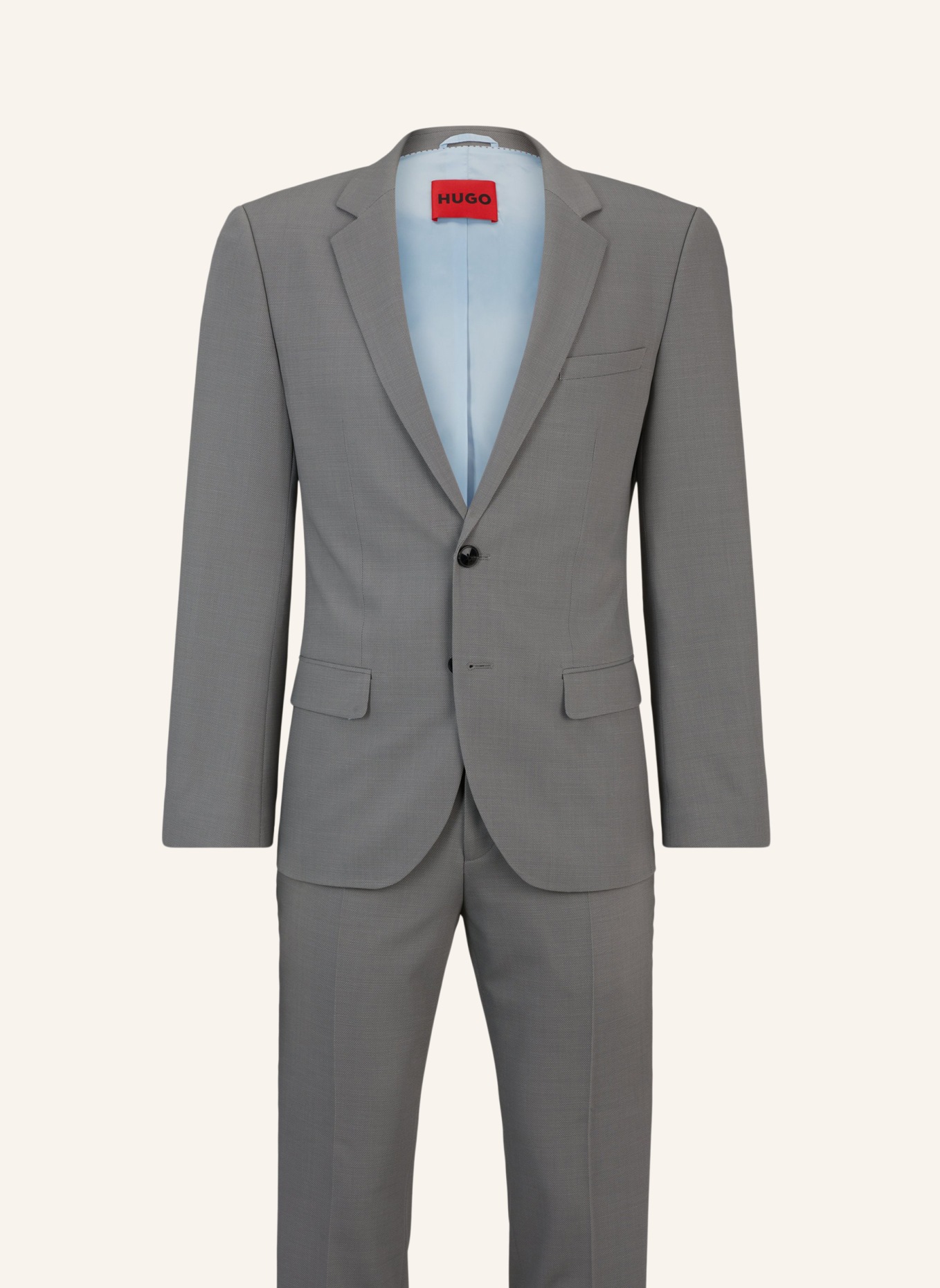 HUGO Business Anzug HENRY/GETLIN232X Slim Fit, Farbe: HELLGRAU (Bild 1)