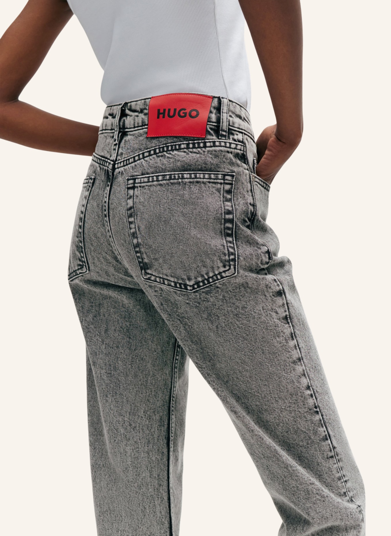 HUGO Jeans 938 Relaxed Fit, Farbe: DUNKELGRAU (Bild 4)
