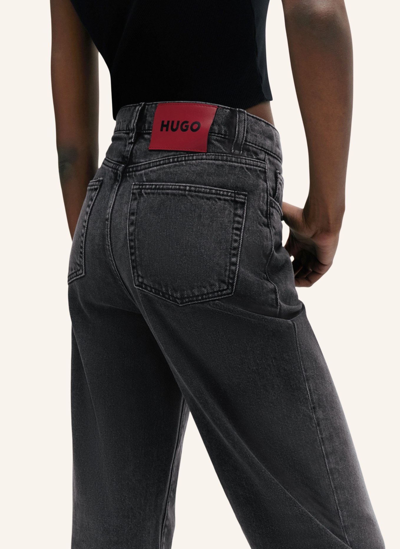 HUGO Jeans 933, Farbe: DUNKELGRAU (Bild 4)