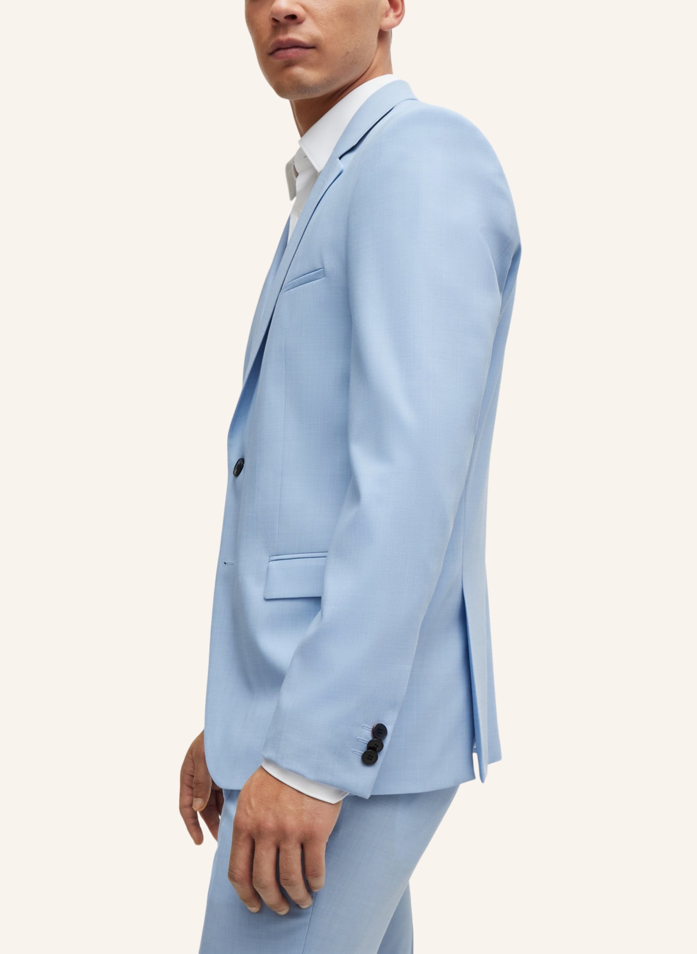 HUGO Business Anzug ARTI/HESTEN232X Extra-Slim Fit, Farbe: HELLBLAU (Bild 5)