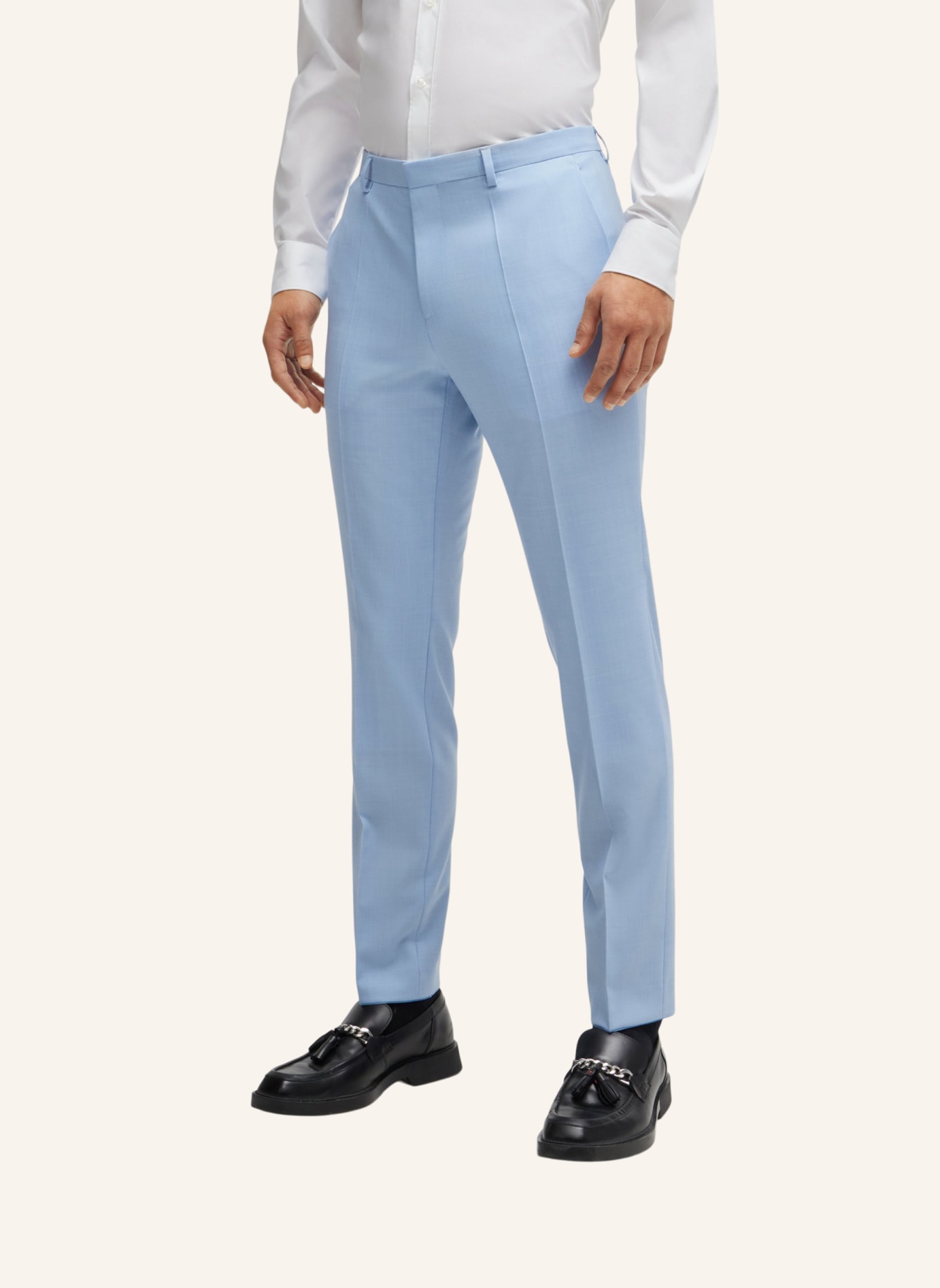 HUGO Business Anzug ARTI/HESTEN232X Extra-Slim Fit, Farbe: HELLBLAU (Bild 6)