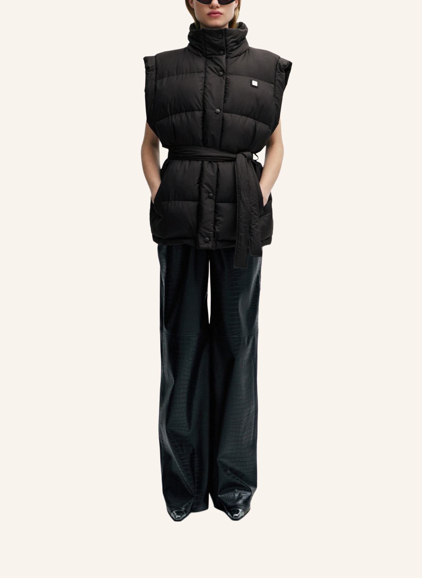 HUGO Casual Jacke FLORINI-1 Regular Fit, Farbe: SCHWARZ (Bild 6)