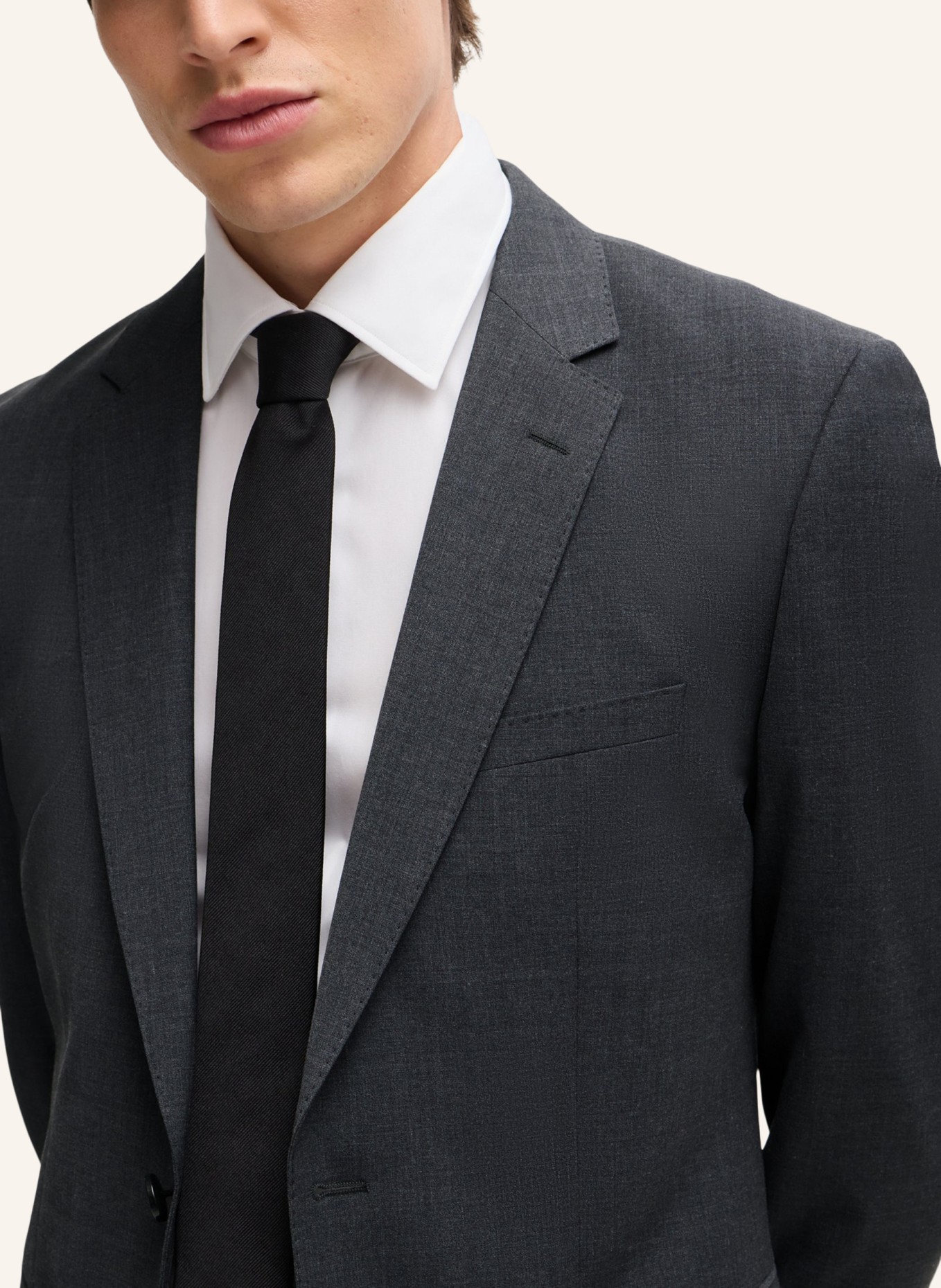 BOSS Business Anzug H-JASPER-2PCS-C-224 Regular Fit, Farbe: DUNKELGRAU (Bild 8)