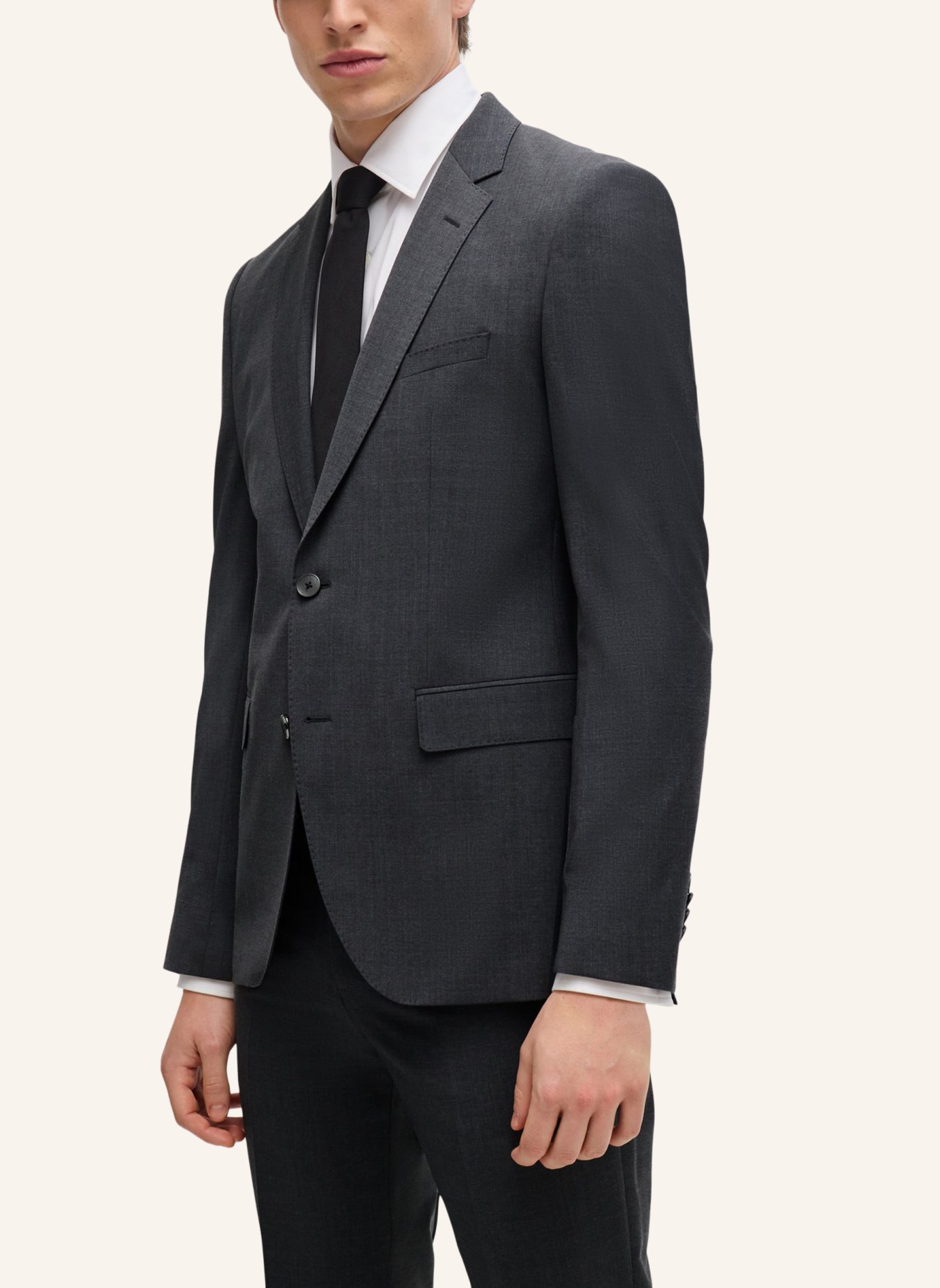 BOSS Business Anzug H-JASPER-2PCS-C-224 Regular Fit, Farbe: DUNKELGRAU (Bild 15)