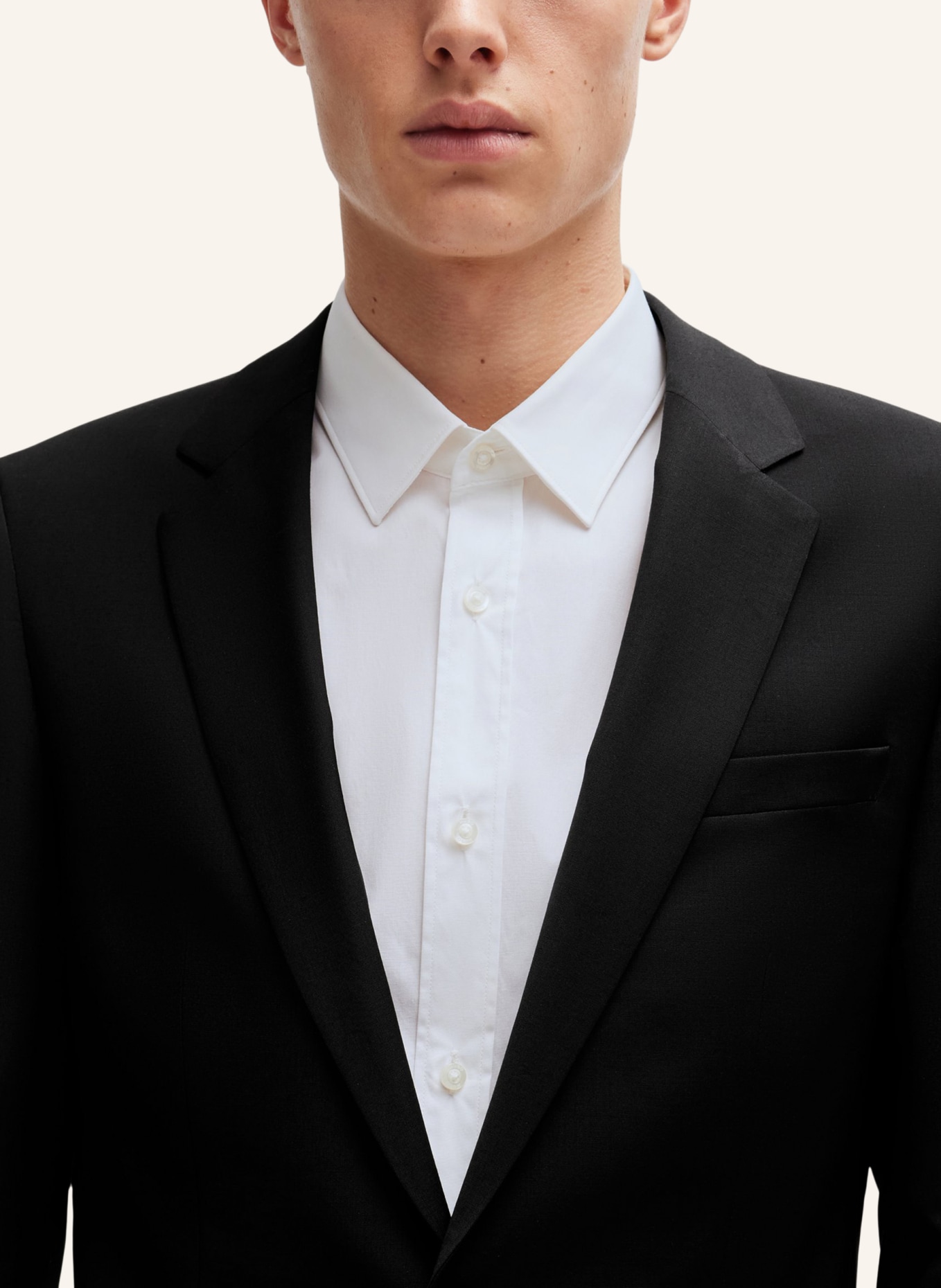 HUGO Business Anzug HENRY/GETLIN231X Slim Fit, Farbe: SCHWARZ (Bild 4)