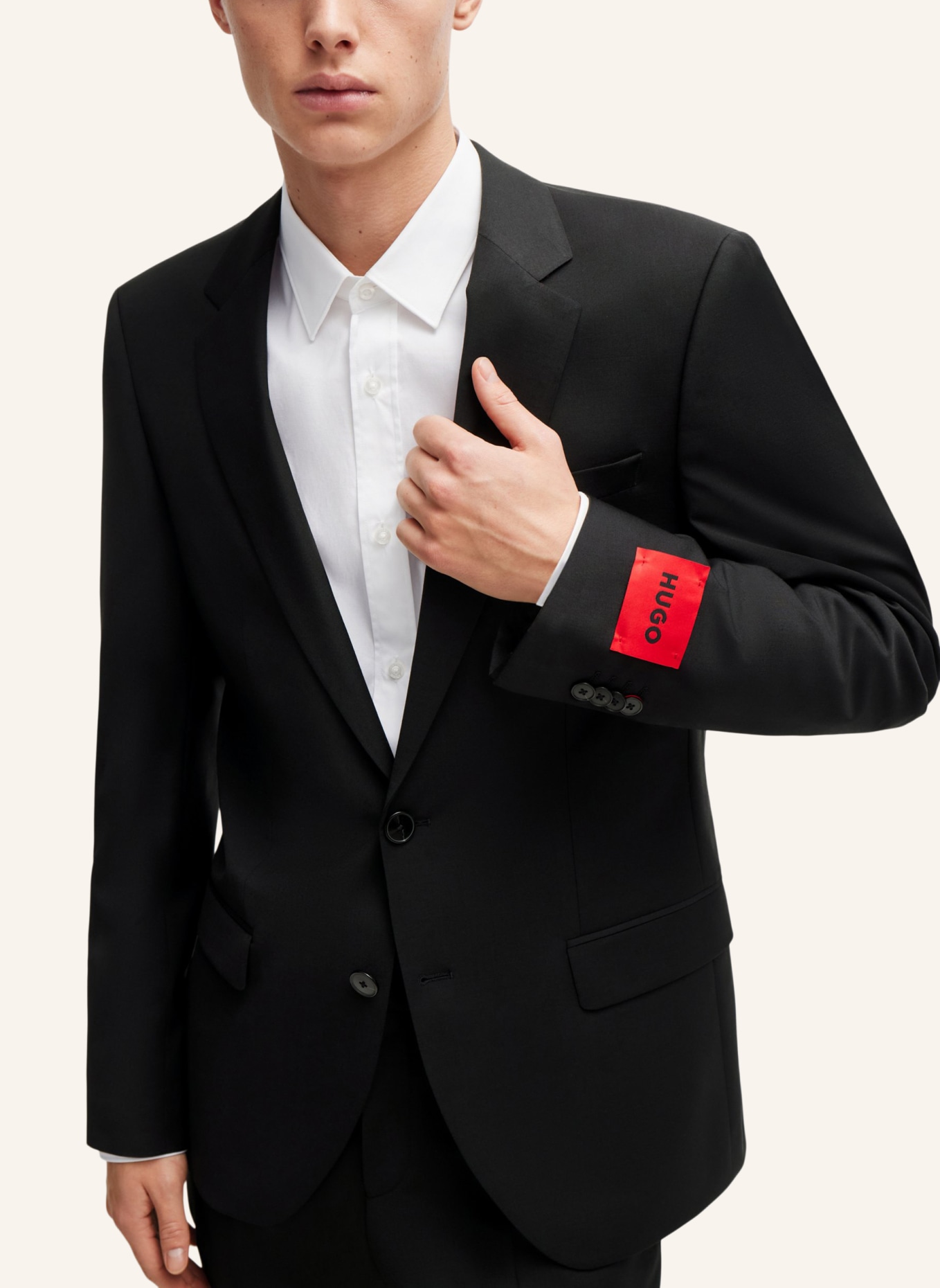 HUGO Business Anzug HENRY/GETLIN231X Slim Fit, Farbe: SCHWARZ (Bild 5)