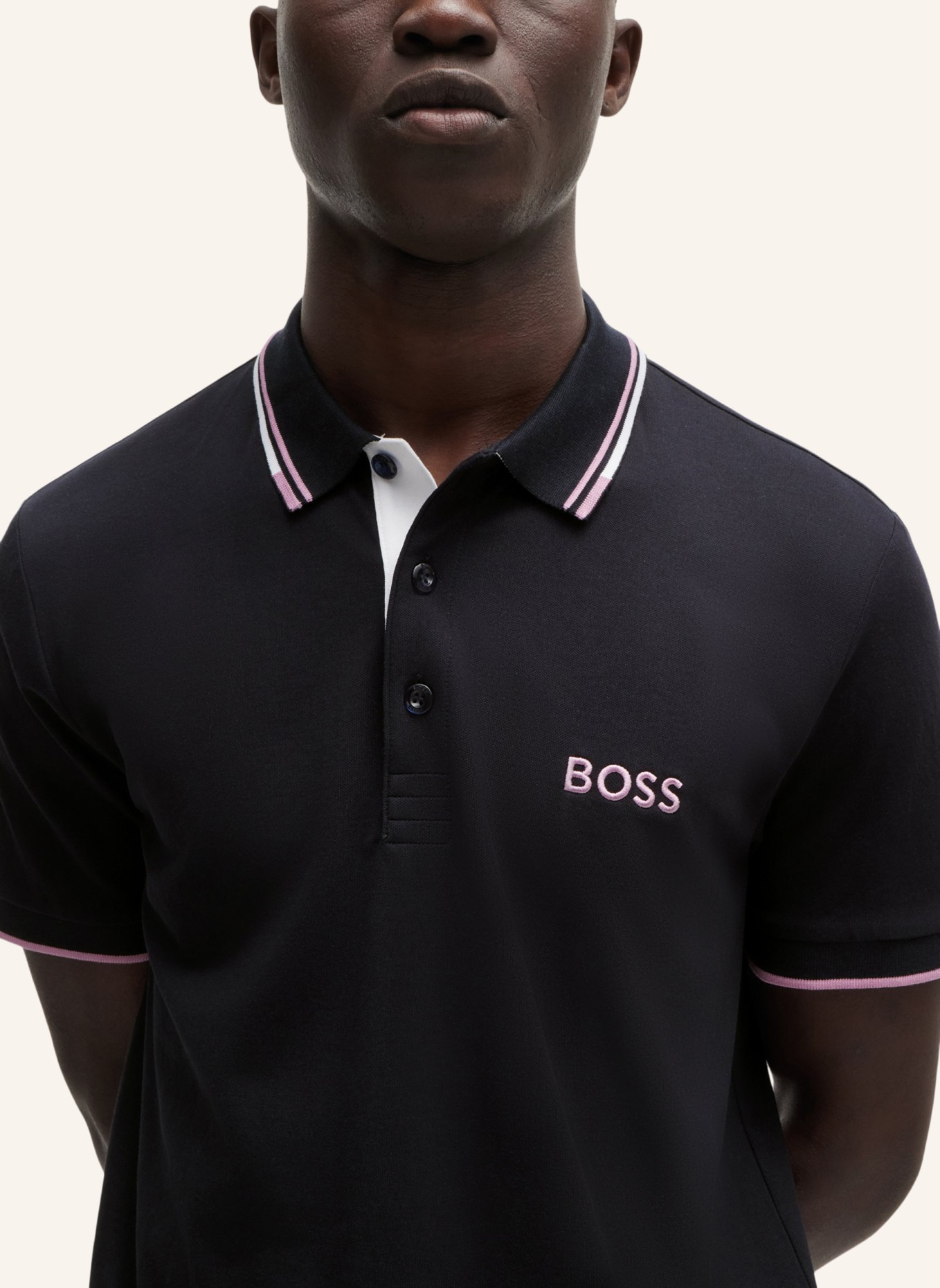 BOSS Poloshirt PADDY PRO Regular Fit, Farbe: DUNKELBLAU (Bild 3)