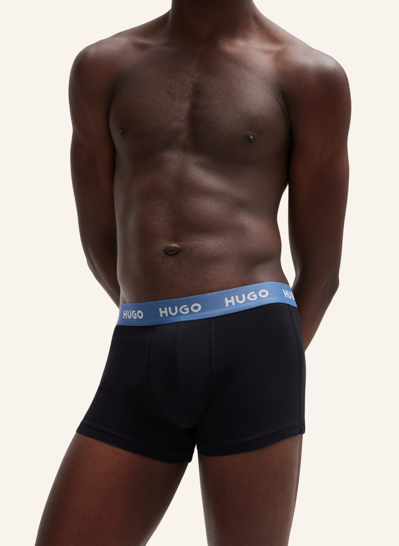 HUGO Boxershort TRUNK TRIPLET PACK, Farbe: WEISS (Bild 3)