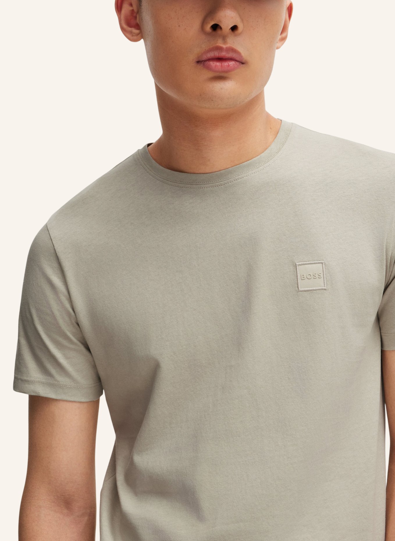 BOSS T-Shirt TALES Relaxed Fit, Farbe: BEIGE (Bild 3)