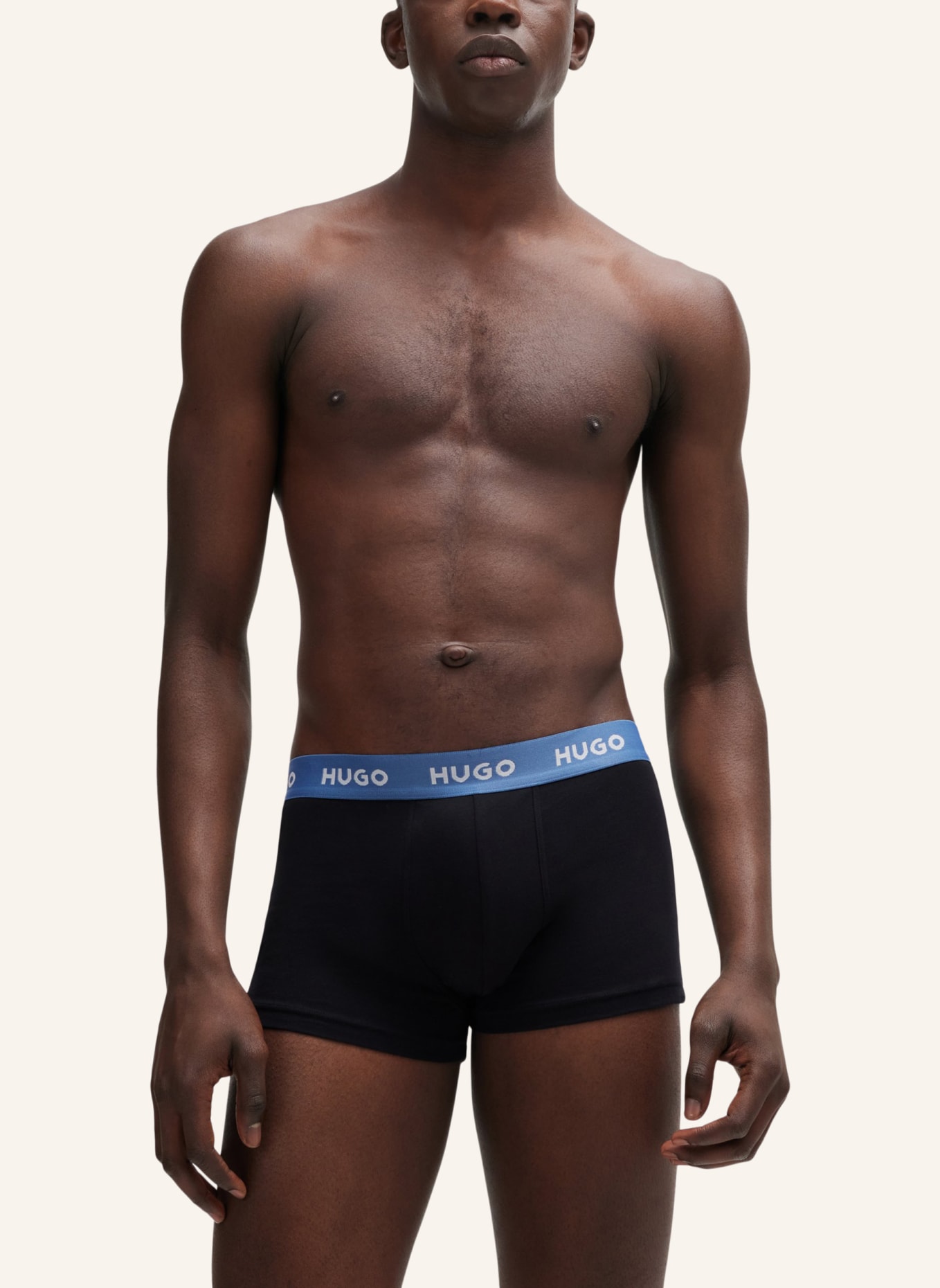 HUGO Boxershort TRUNK TRIPLET PACK, Farbe: WEISS (Bild 7)