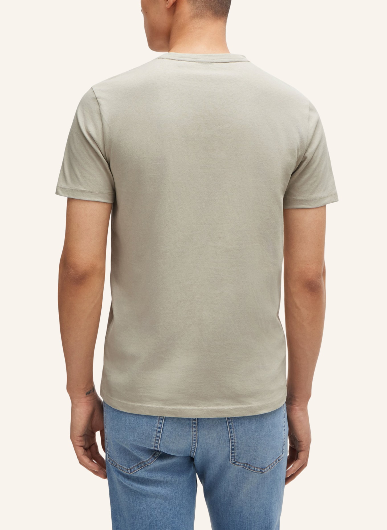 BOSS T-Shirt TALES Relaxed Fit, Farbe: BEIGE (Bild 2)