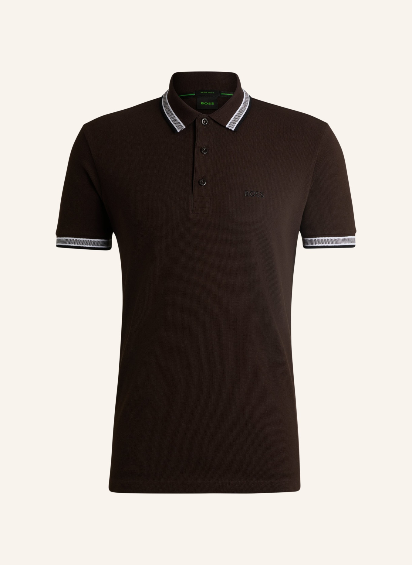 BOSS Poloshirt PADDY Regular Fit, Farbe: BRAUN (Bild 1)