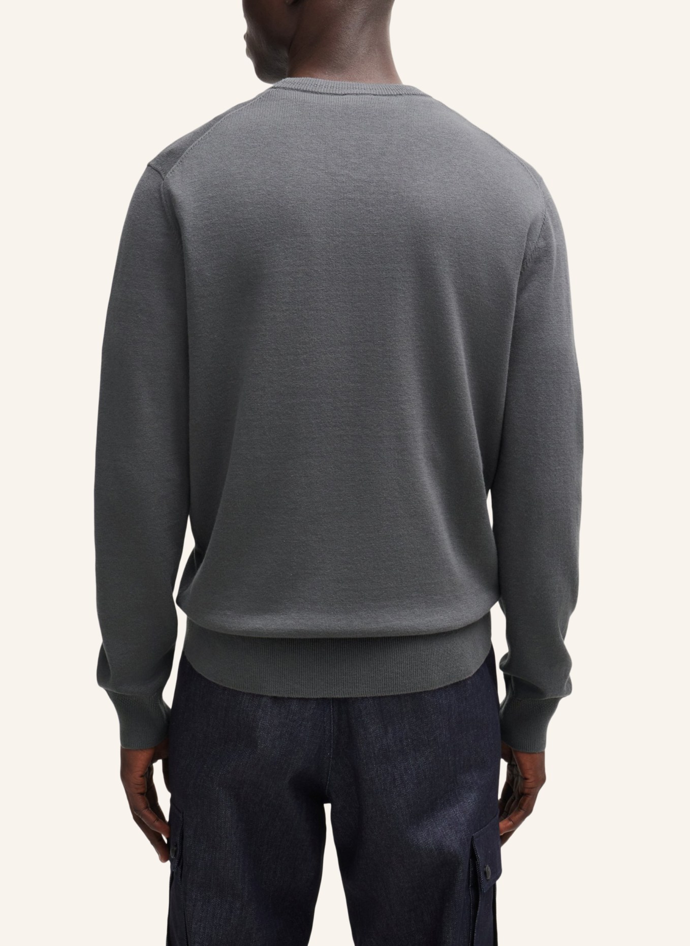BOSS Pullover KANOVANO Regular Fit, Farbe: DUNKELGRAU (Bild 2)