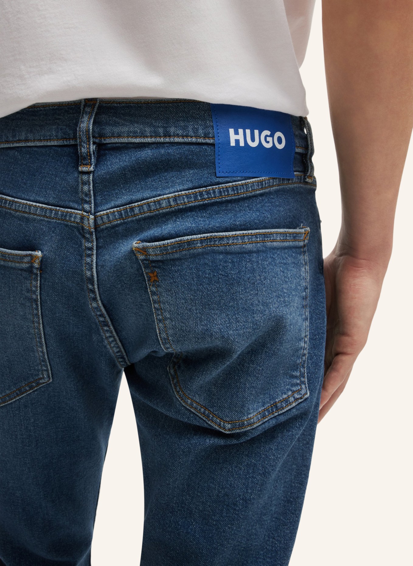 HUGO Jeans ZANE Extra-Slim Fit, Farbe: DUNKELBLAU (Bild 4)