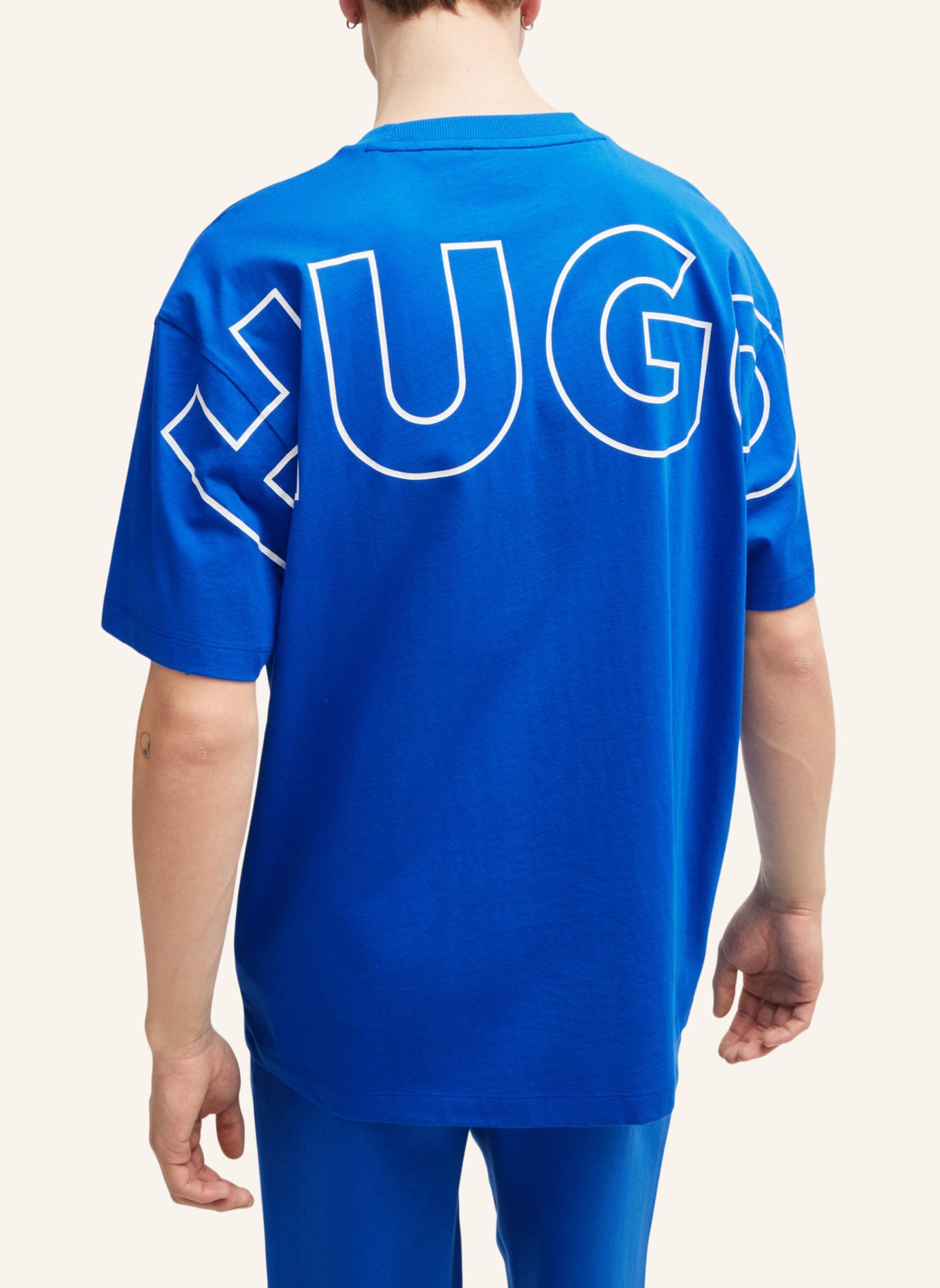 HUGO T-Shirt NOUVERES, Farbe: BLAU (Bild 2)