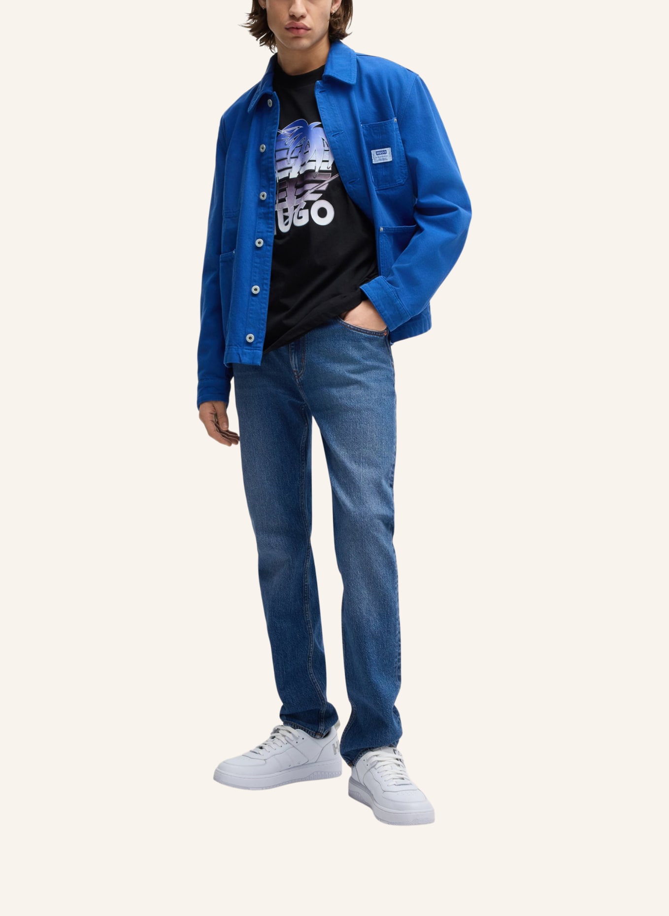 HUGO Jeans ASH Slim Fit, Farbe: DUNKELBLAU (Bild 6)