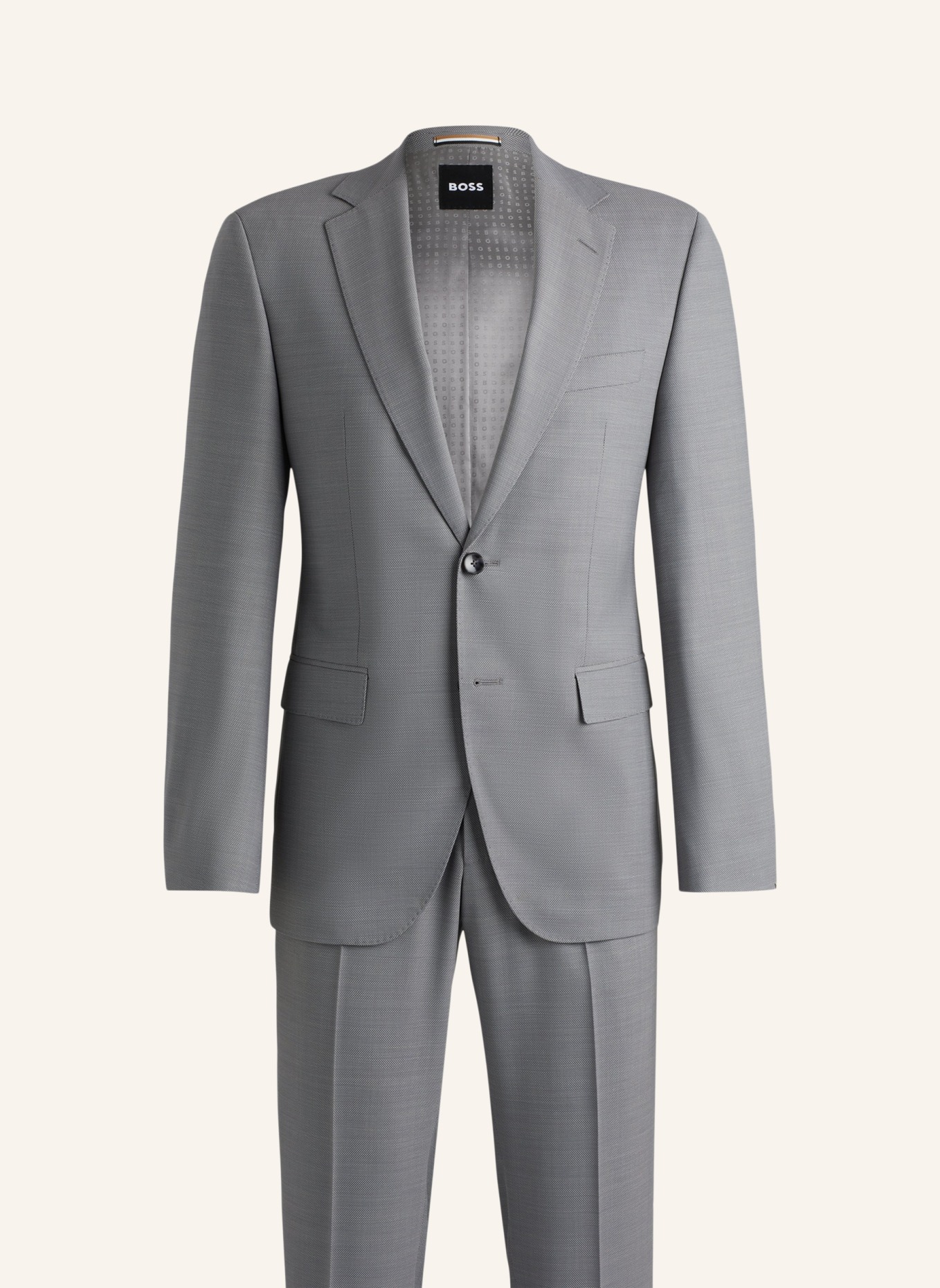 BOSS Business Anzug H-JECKSON-2PCS-224 Regular Fit, Farbe: SILBER (Bild 1)